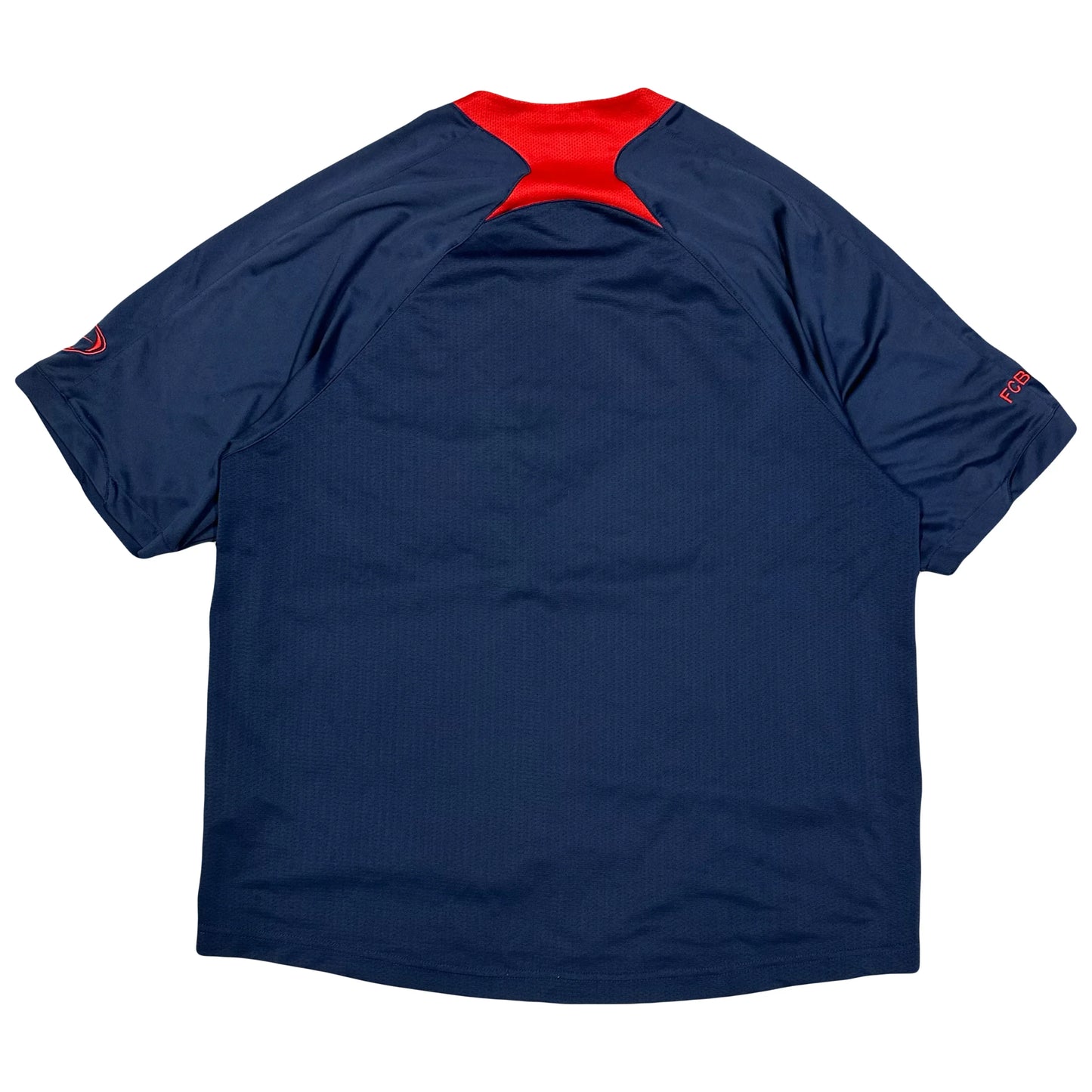 Nike Barcelona 2006/07 Training Shirt In Navy & Red ( L ) - 1036 Emporium