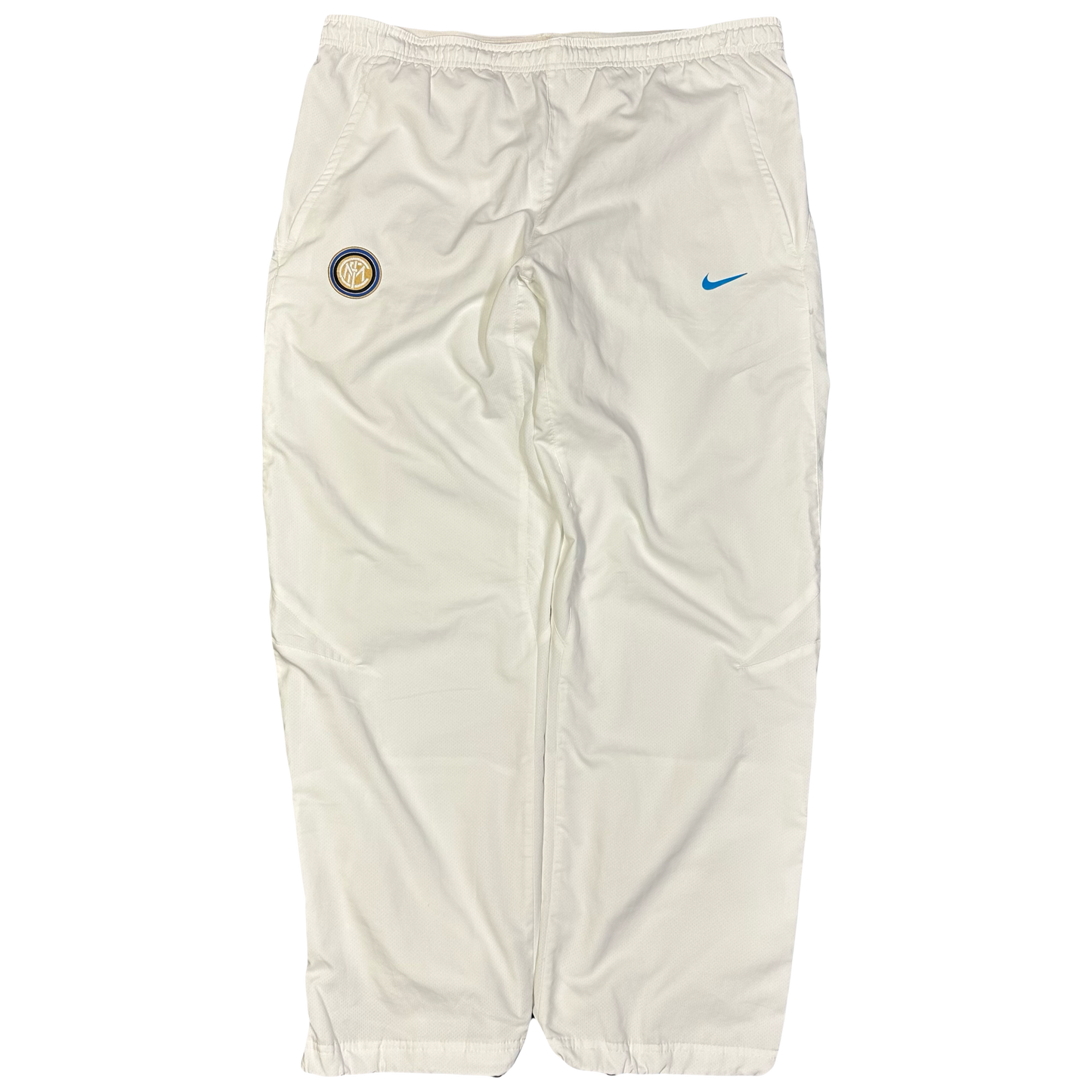 Nike Inter Milan 2007/08 Tracksuit Bottoms In White ( L )
