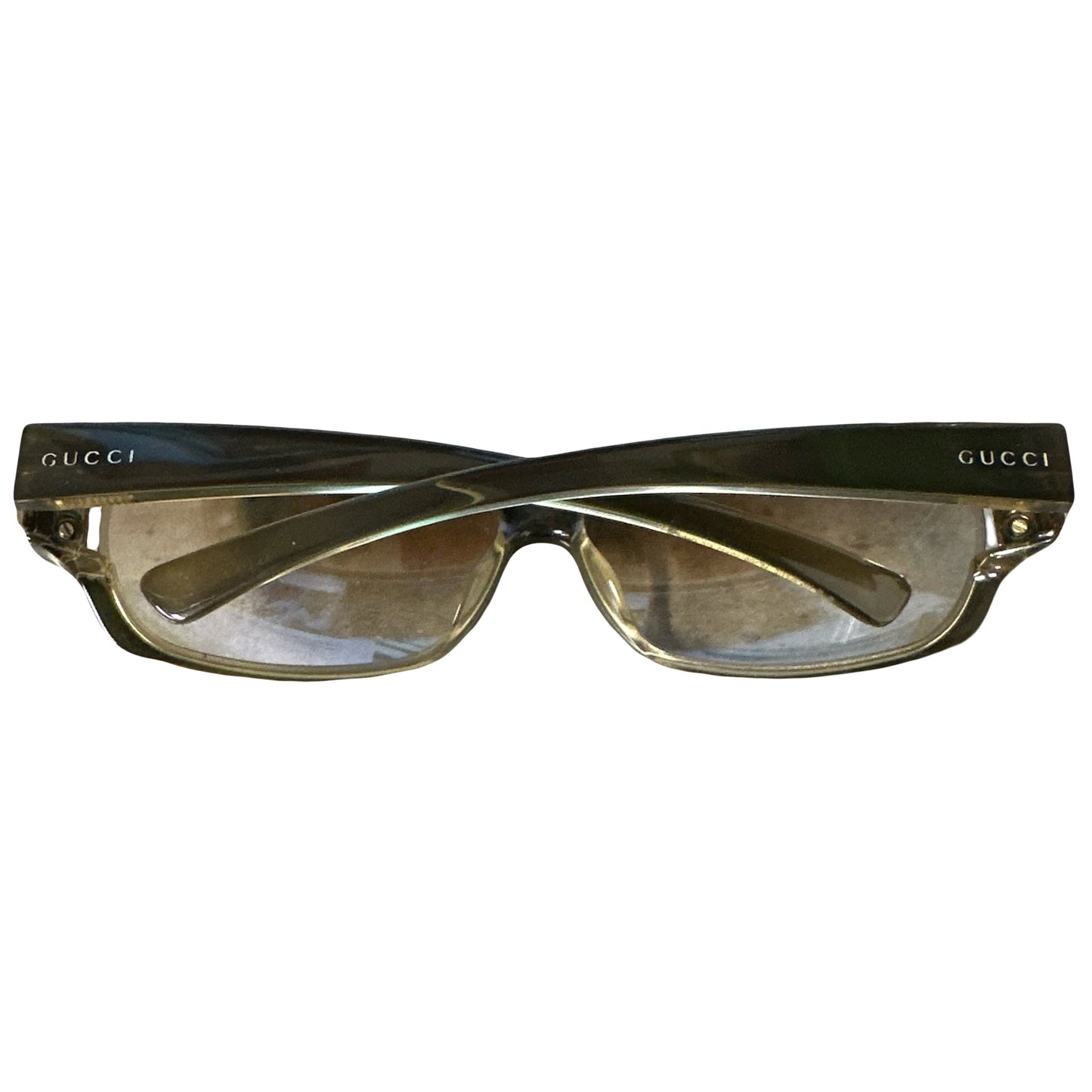 Gucci Monogram Sunglasses In Olive Green - 1036 Emporium