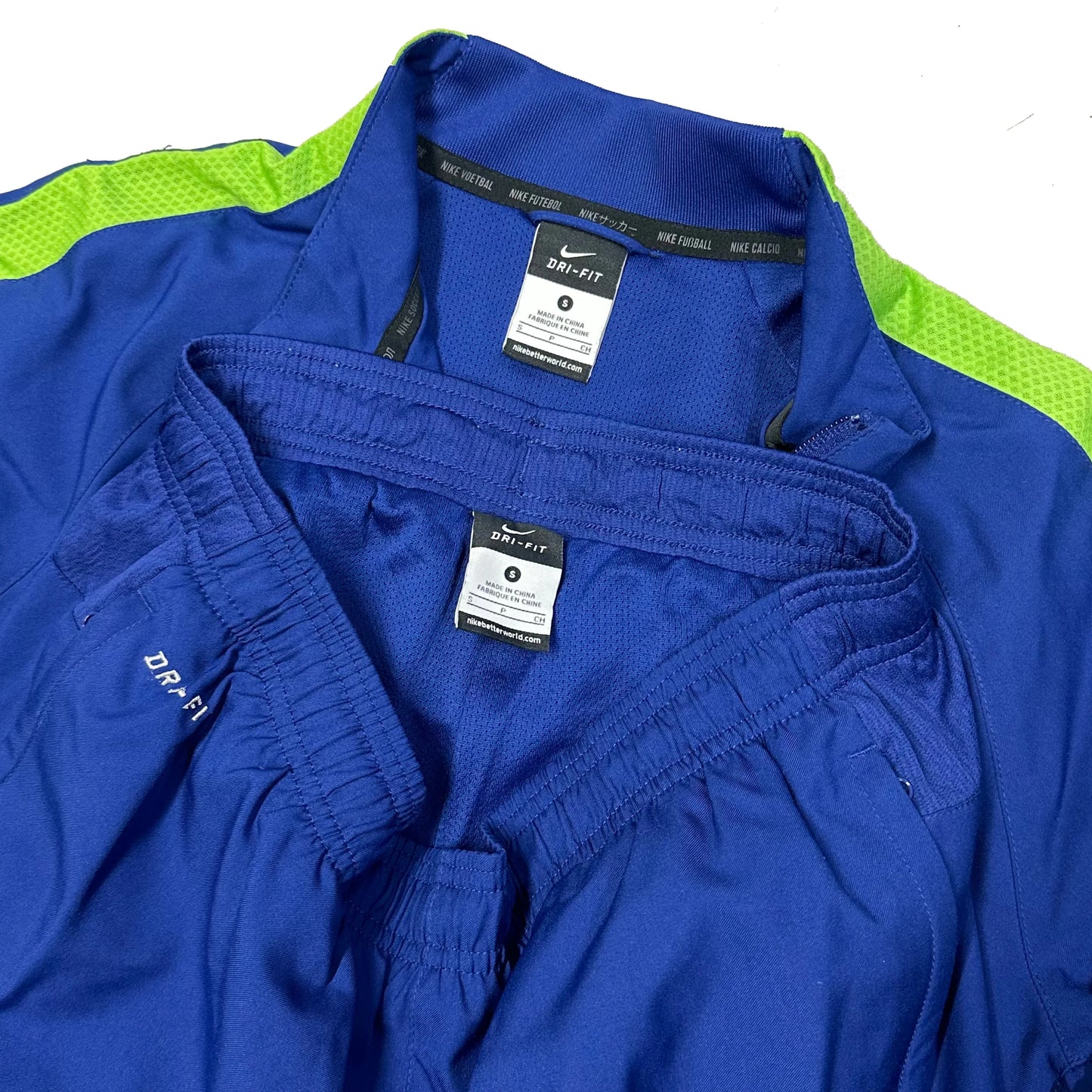 Nike Juventus 2014/15 Tracksuit In Blue & Green ( S ) - 1036 Emporium
