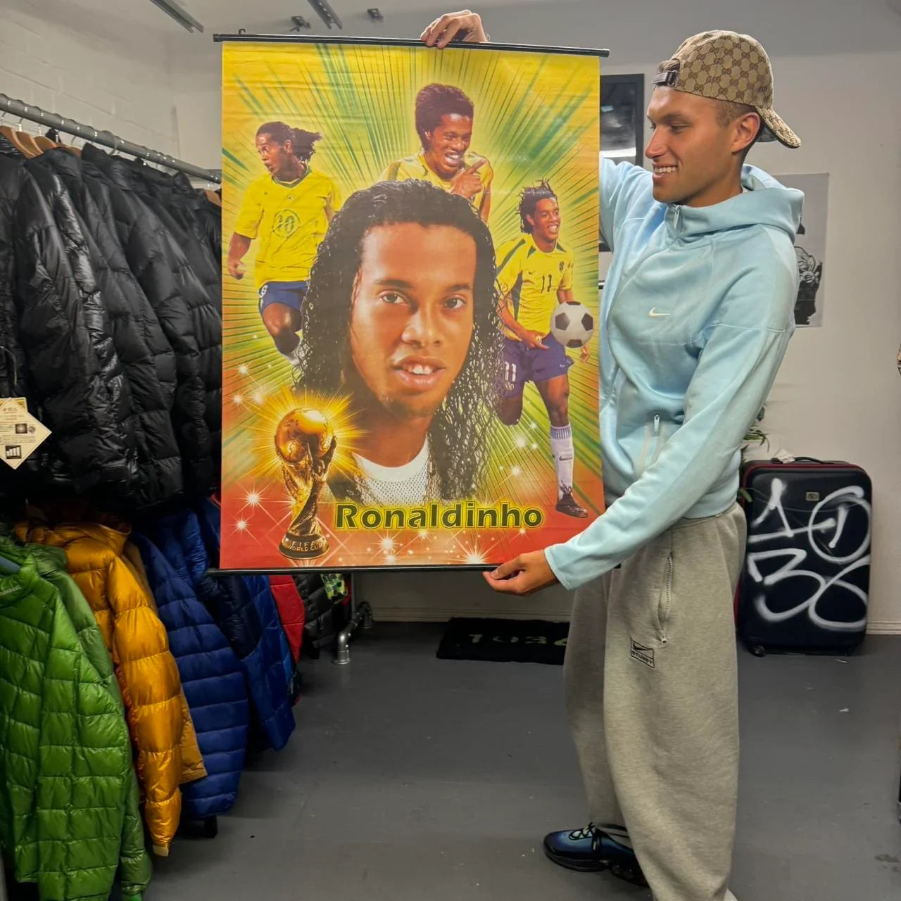 Ronaldinho Brazil Hanging Poster - 1036 Emporium