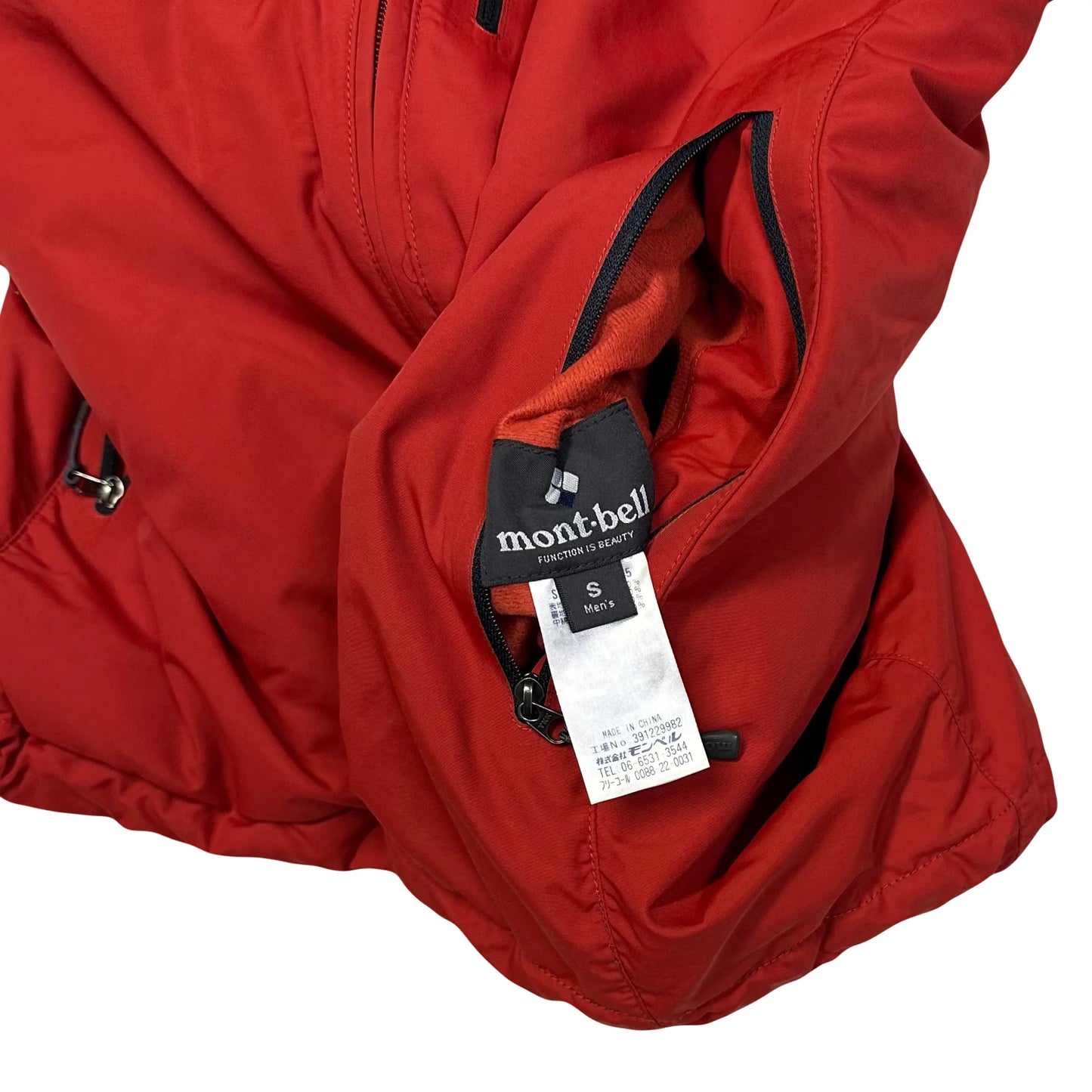 Montbell Reversible Jacket In Black & Red ( S ) - 1036 Emporium