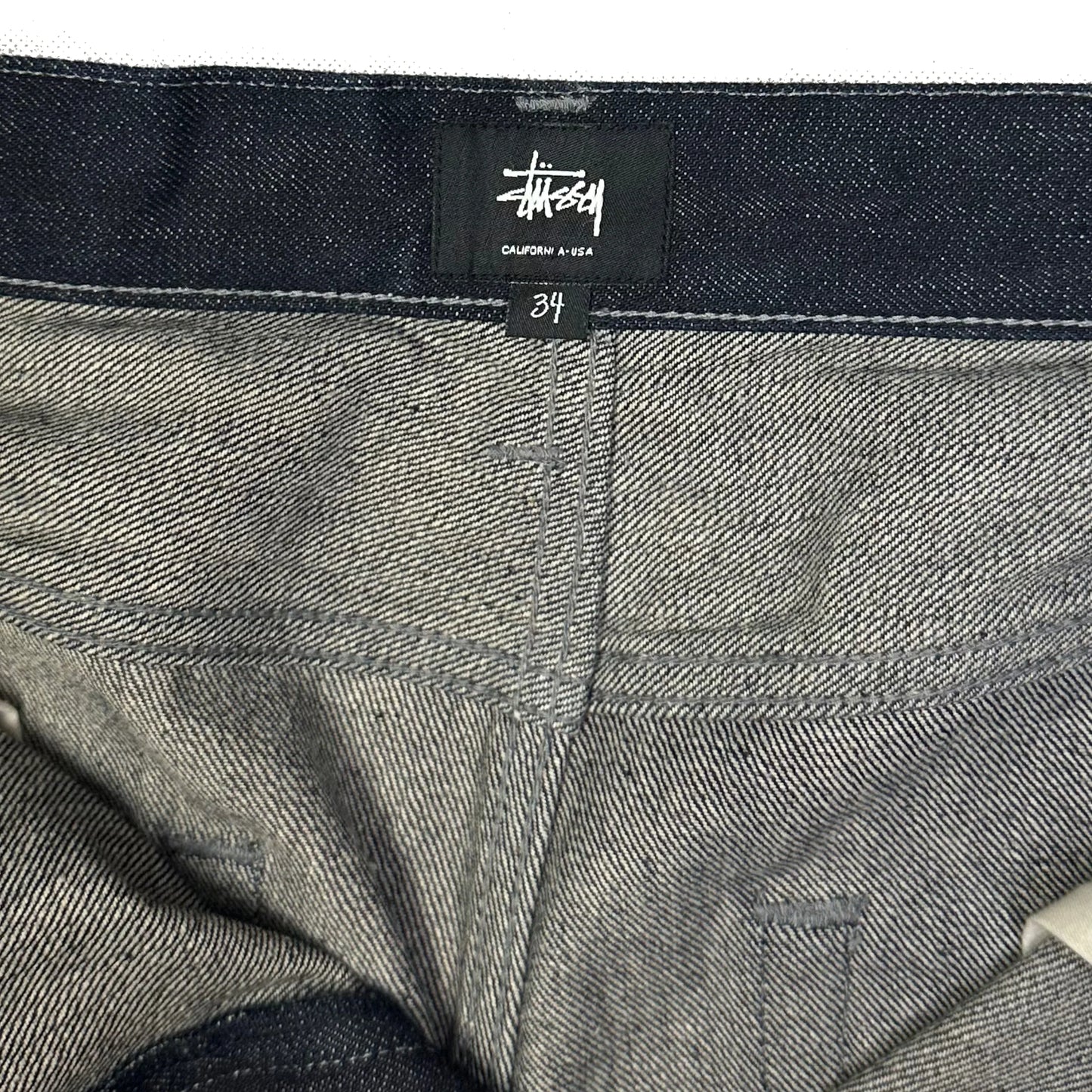 Stüssy Jorts With White Print ( W34 ) - 1036 Emporium