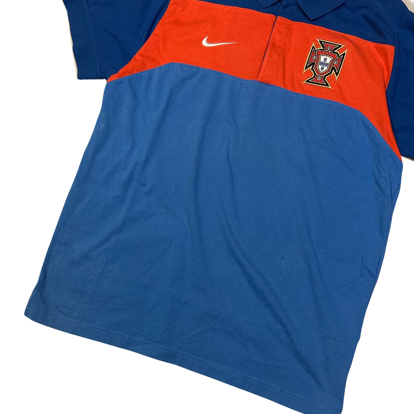 Nike 2009 Porugal Polo In Blue ( L ) - 1036 Emporium