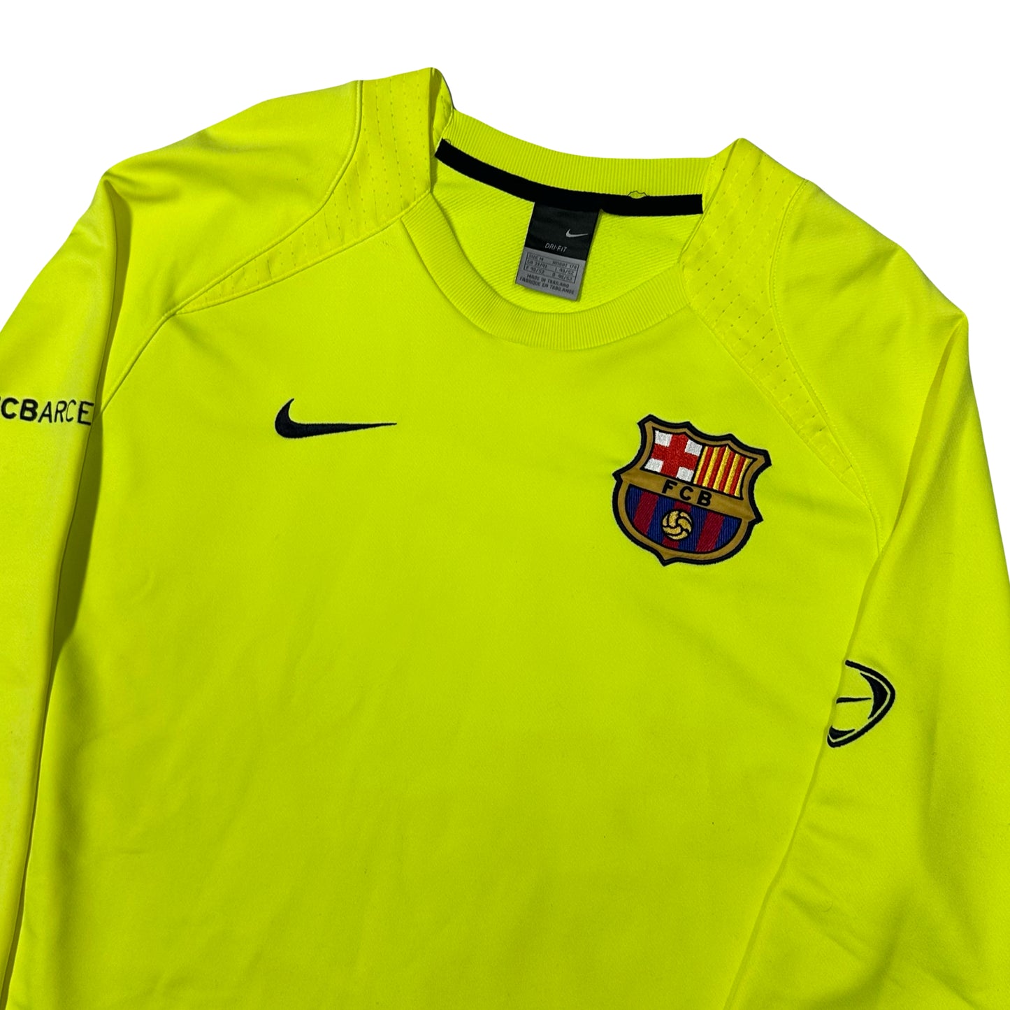 Nike Barcelona 2005/06 Training Sweatshirt In Neon ( M )