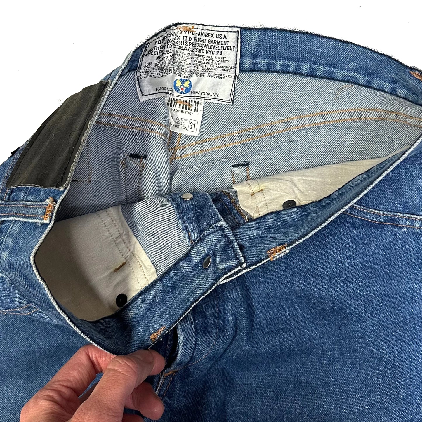 Avirex Jeans In Blue ( W31 ) - 1036 Emporium