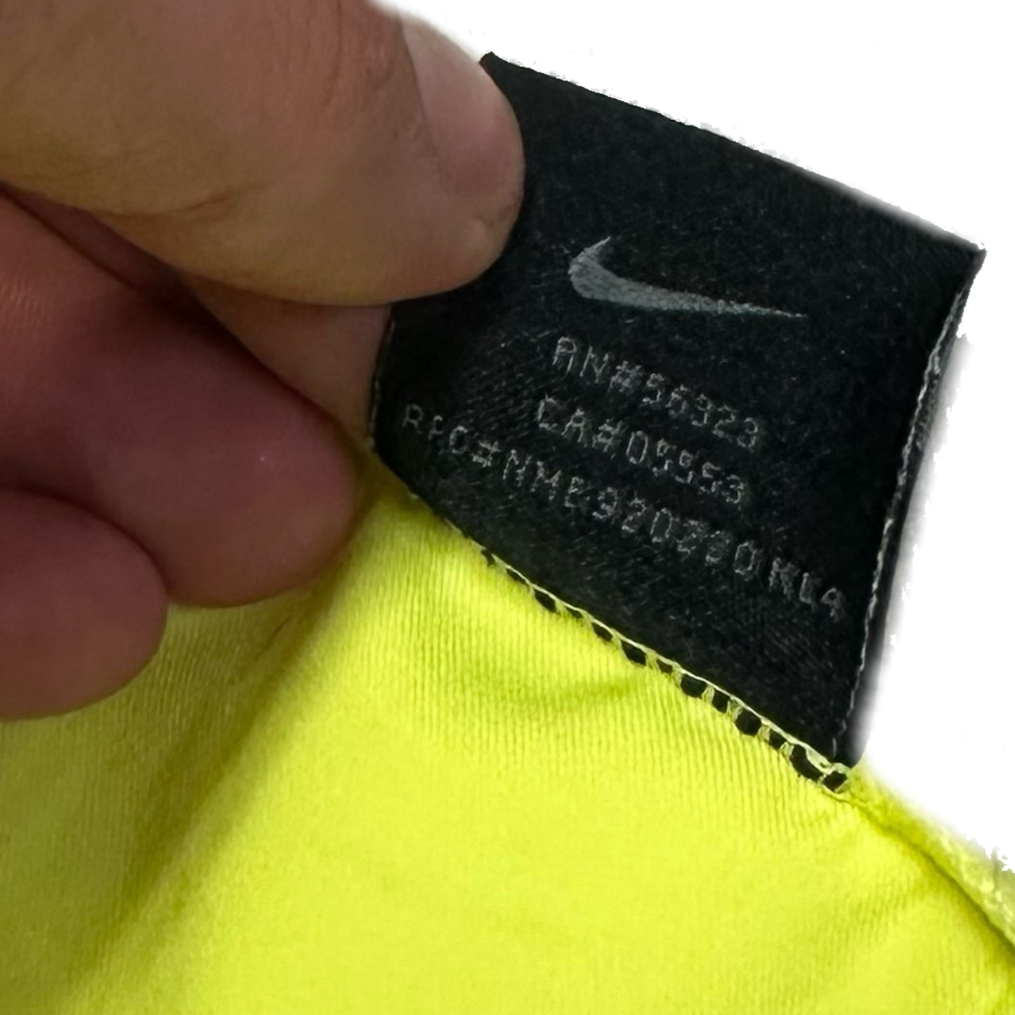 Nike Inter Milan 2002 Player Issue Shirt In Neon ( S )