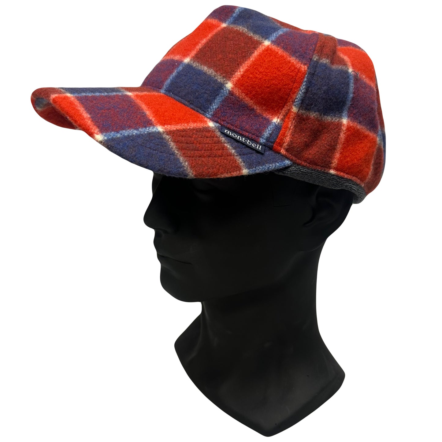 Montbell Wool Check Cap In Red ( M/L ) - 1036 Emporium