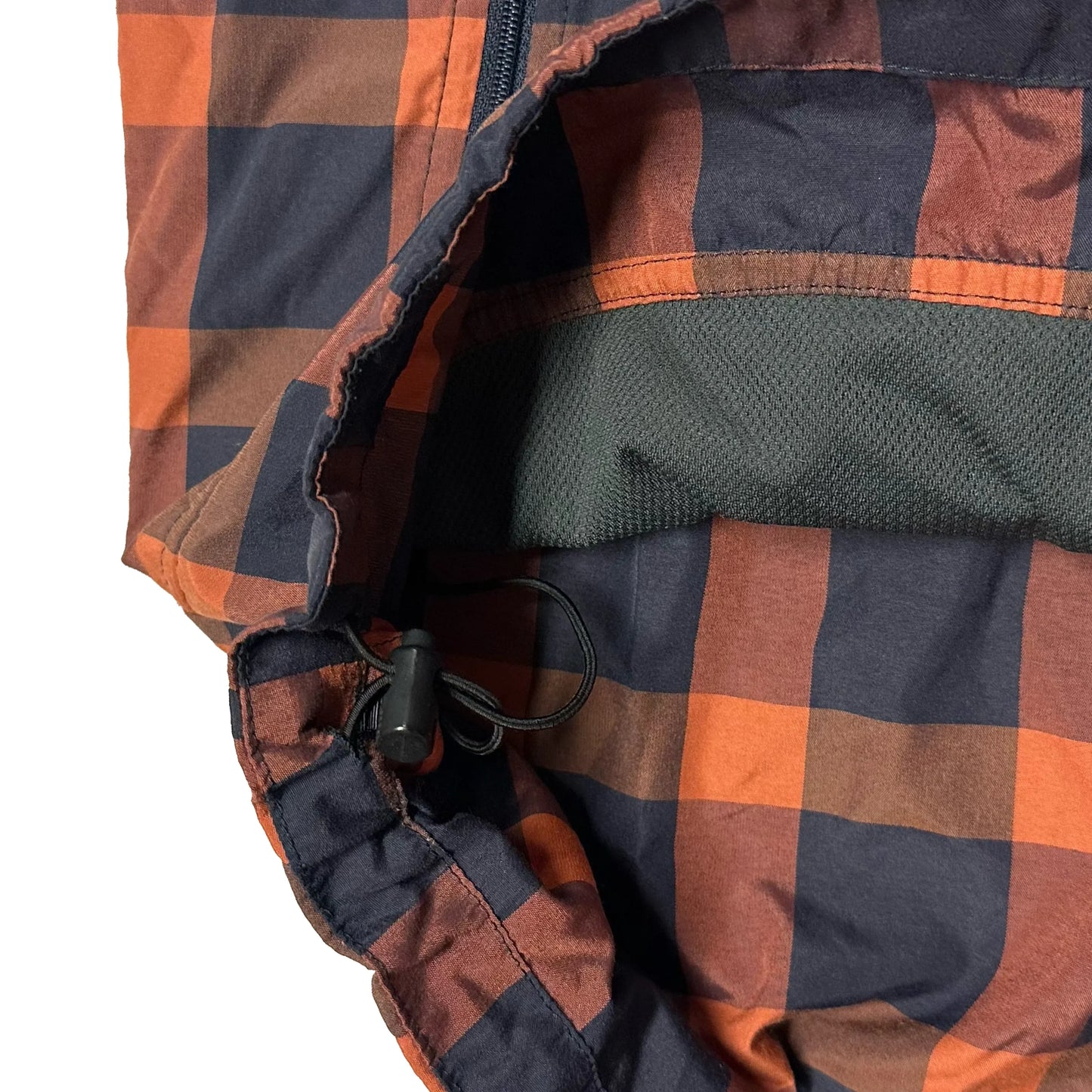 Patagonia Plaid Jacket In Orange & Black ( S ) - 1036 Emporium