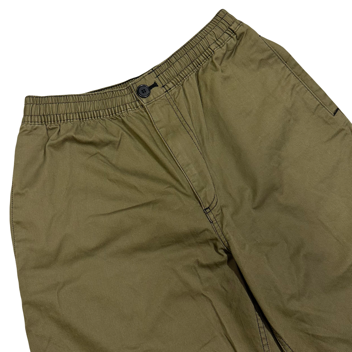 Uniqlo X Marni Wide Fit Shorts In Olive Green ( S ) - 1036 Emporium