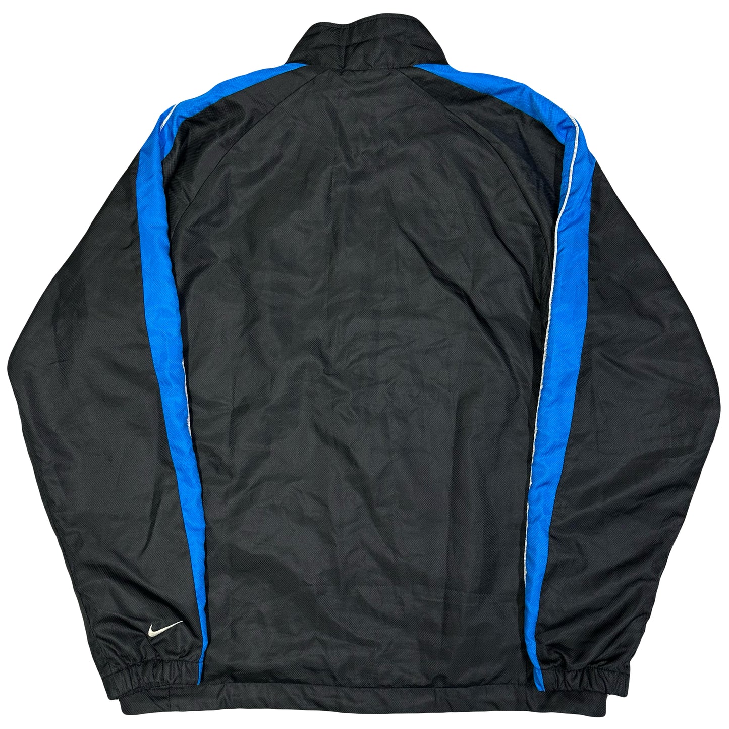 Nike 2000s Nylon Tracksuit In Black & Blue ( M ) - 1036 Emporium