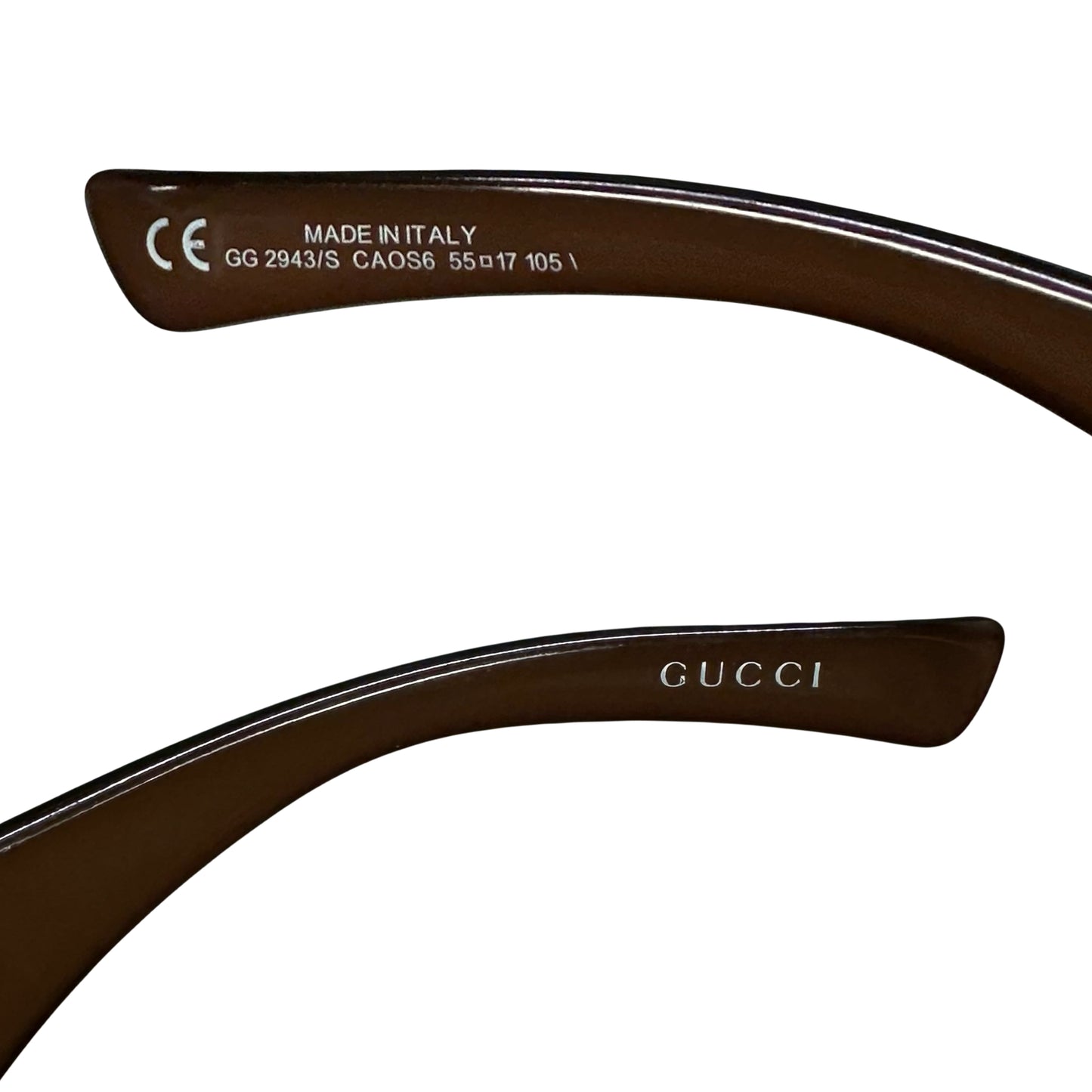 Gucci Sunglasses In Brown & Gold