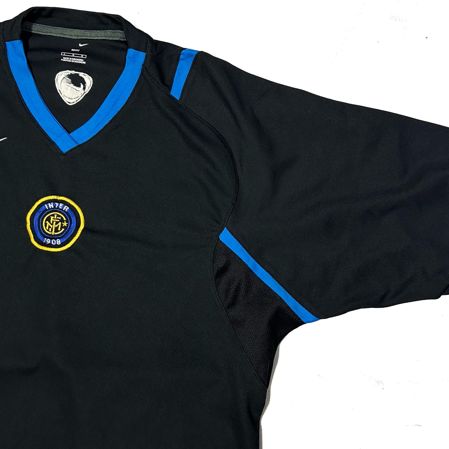 Nike 2006/07 Inter Milan Total 90 Training Shirt In Black ( L )