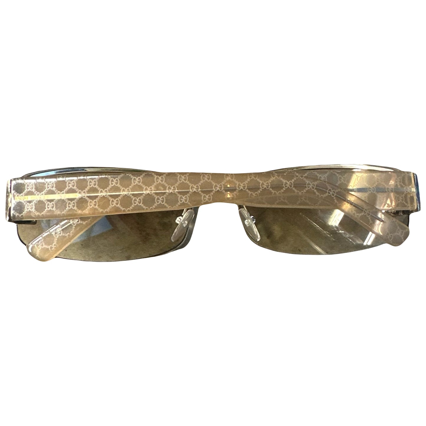 Gucci Monogram Sunglasses In Brown & Gold - 1036 Emporium