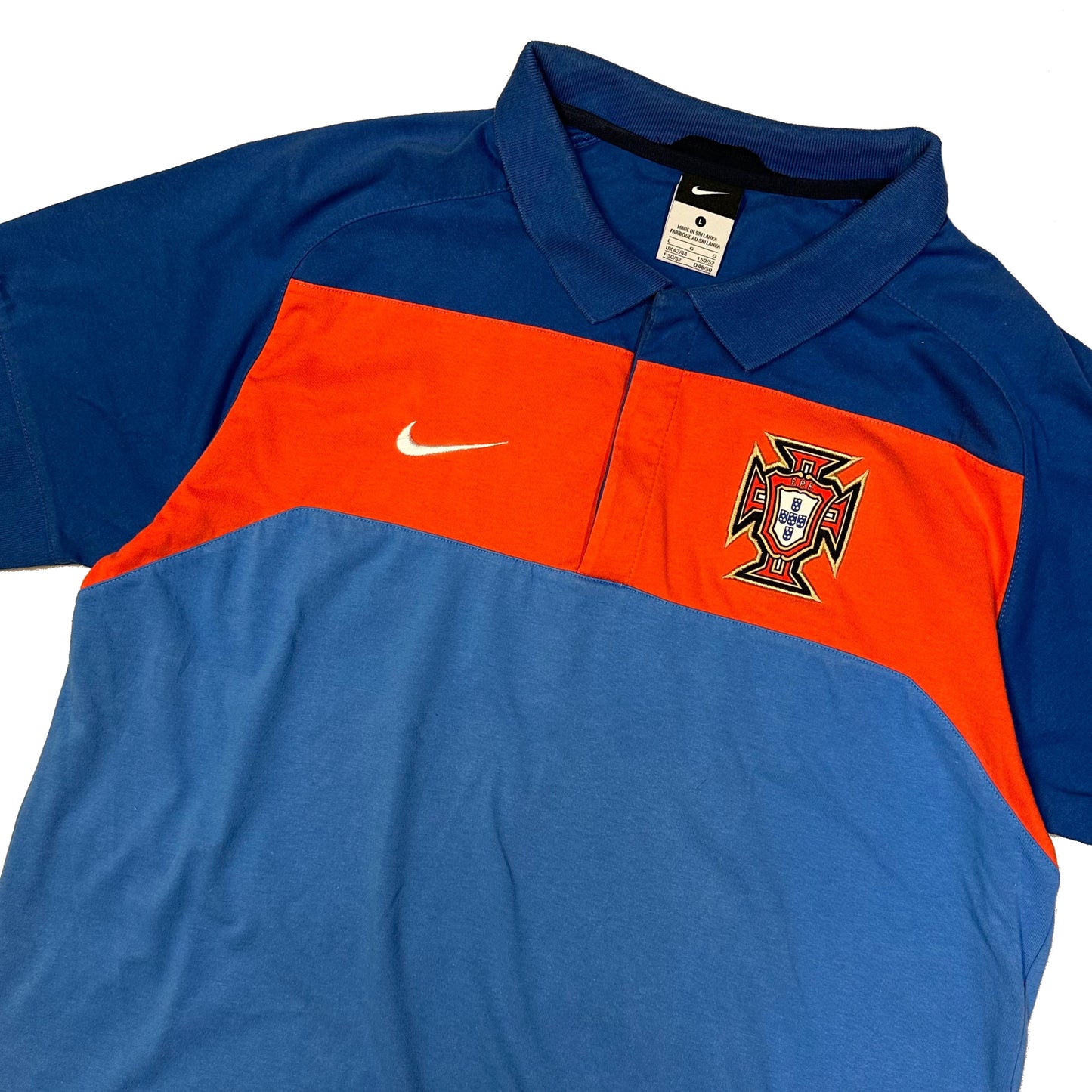 Nike 2009 Porugal Polo In Blue ( L ) - 1036 Emporium