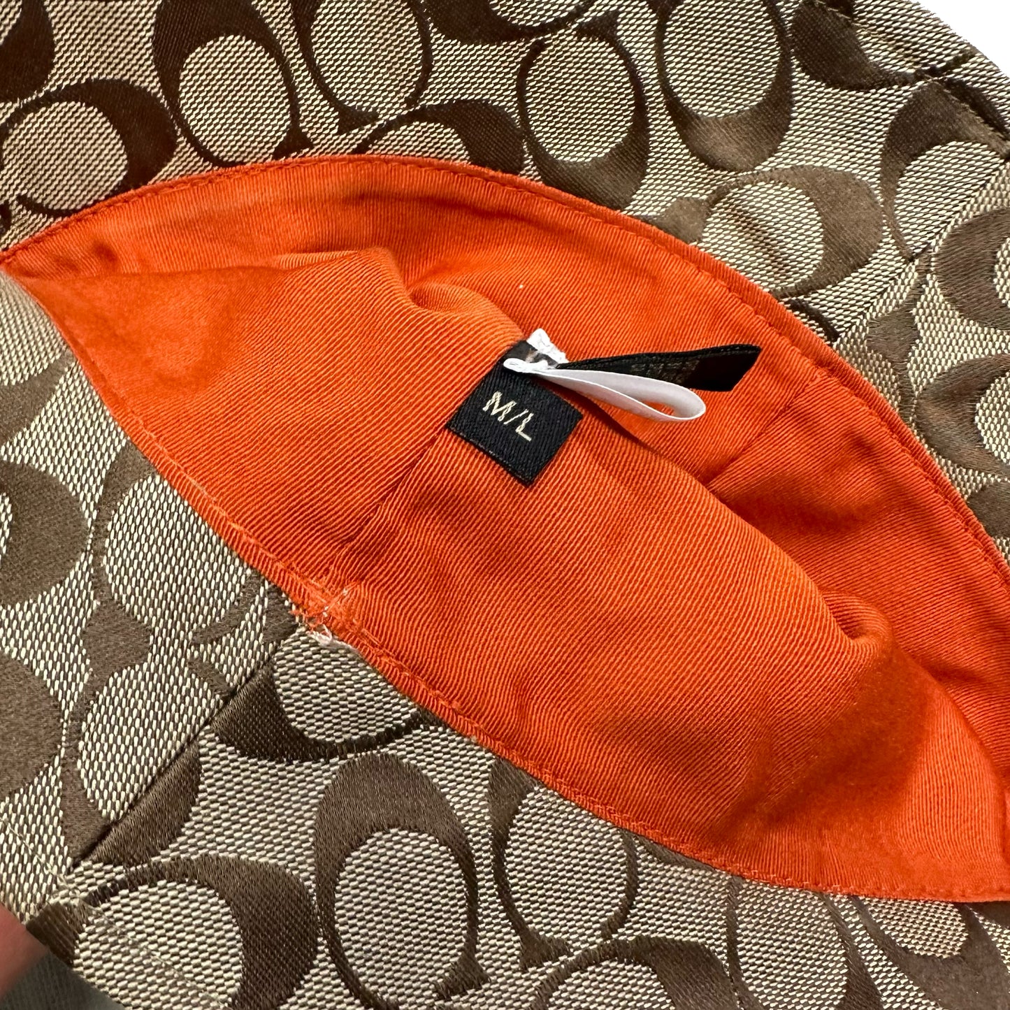 Coach Monogram Bucket Hat ( M/L )