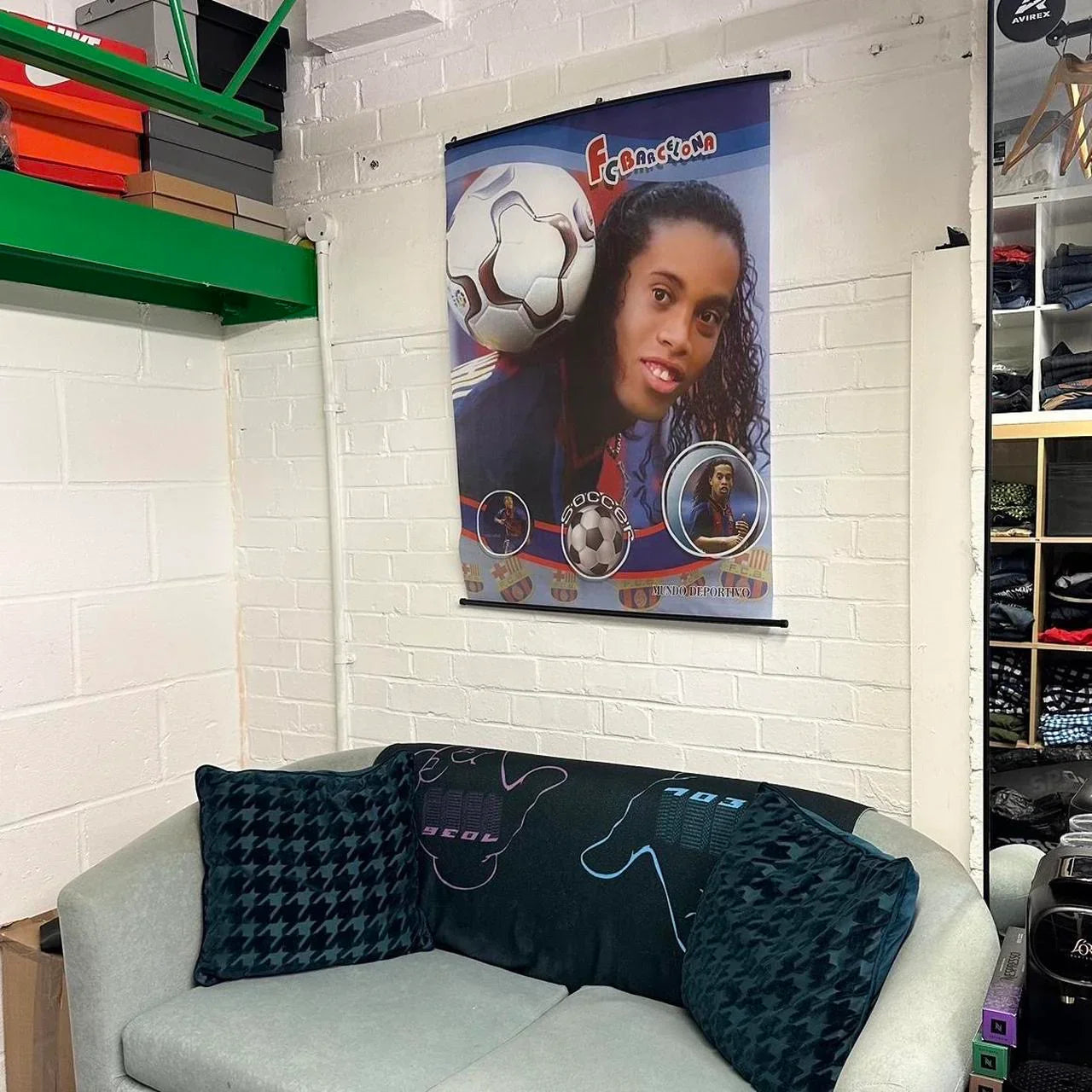 Ronaldinho Barcelona Hanging Poster - 1036 Emporium