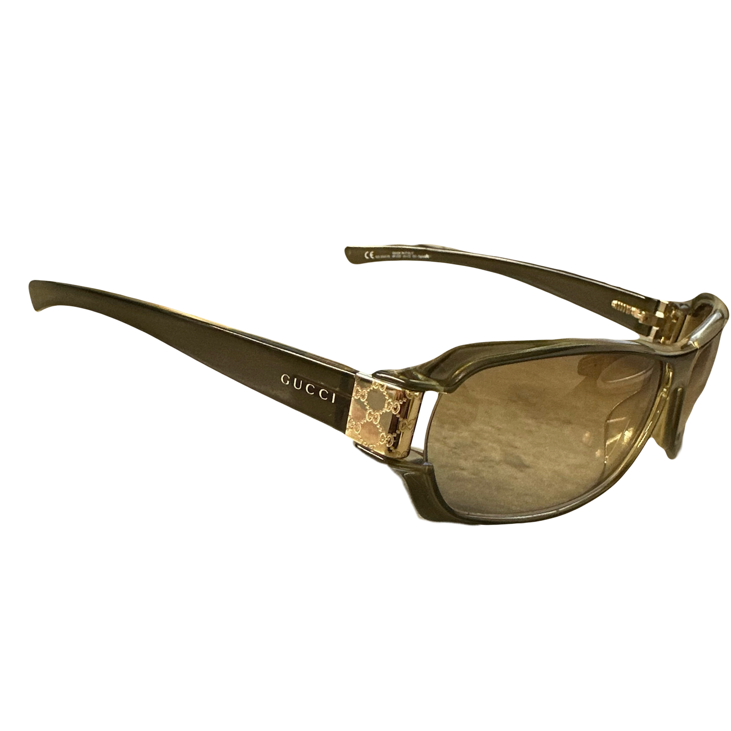 Gucci Monogram Sunglasses In Olive Green - 1036 Emporium