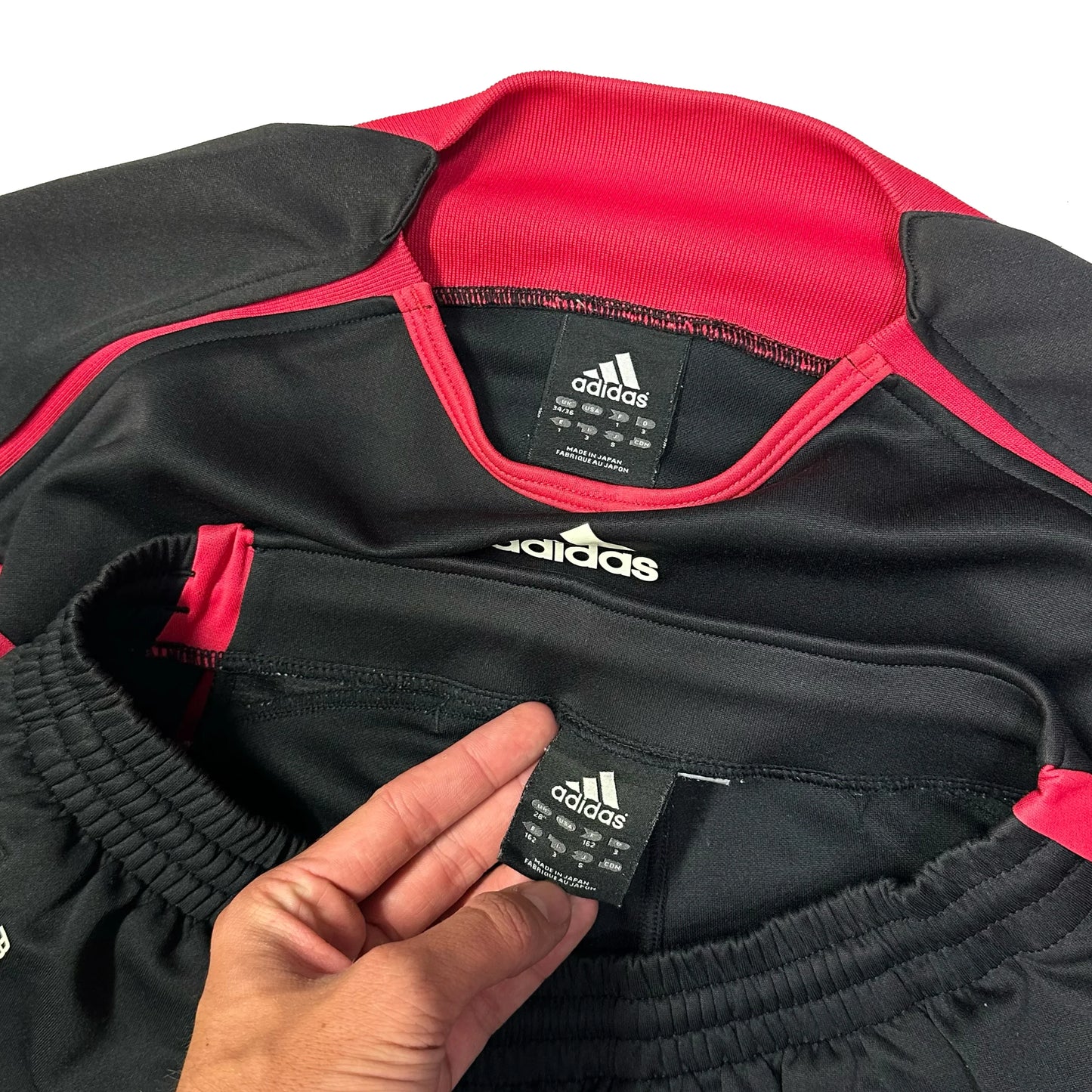 Adidas Formotion Tracksuit In Red & Black ( S ) - 1036 Emporium