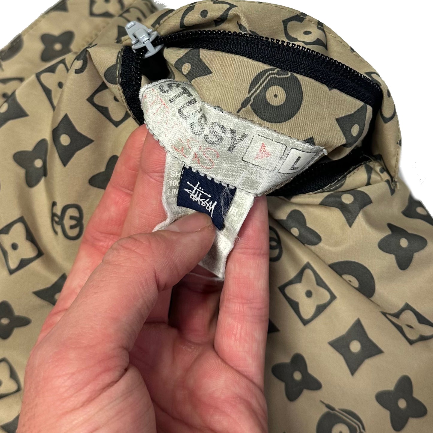Stüssy Louis Vuitton Parody Jacket ( L ) - 1036 Emporium