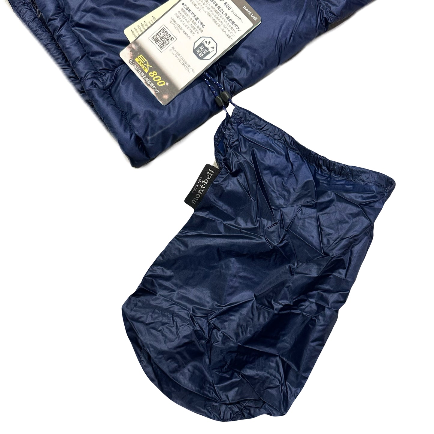Montbell Superior Down Parka Puffer Jacket In Navy & Blue (L)