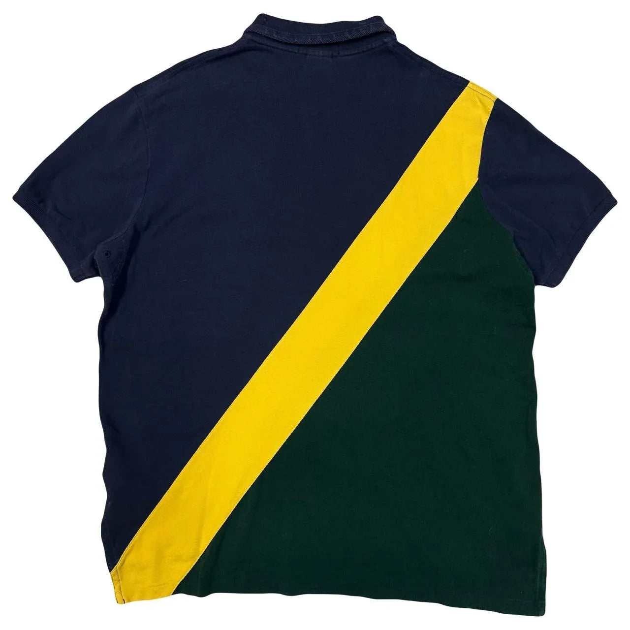 Ralph Lauren Polo In Navy, Green & Yellow ( XL ) - 1036 Emporium
