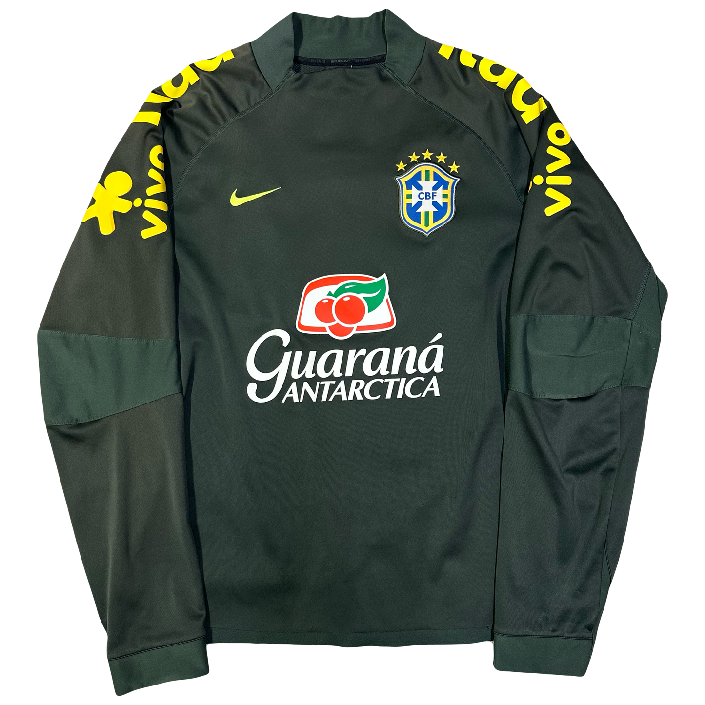 Nike Brazil 2014/15 Training Sweatshirt In Green ( XL ) - 1036 Emporium