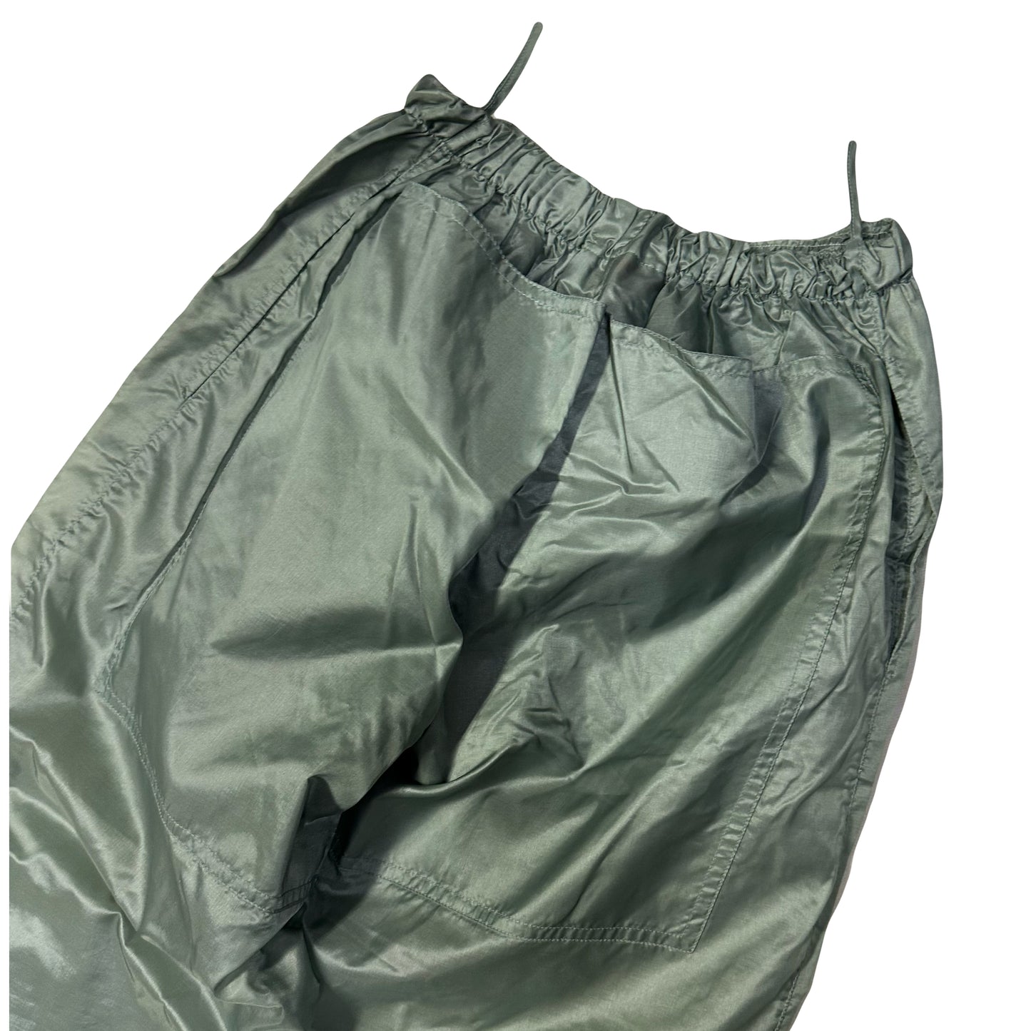 Prada Lightweight Bottoms In Olive Green ( S / 42 )