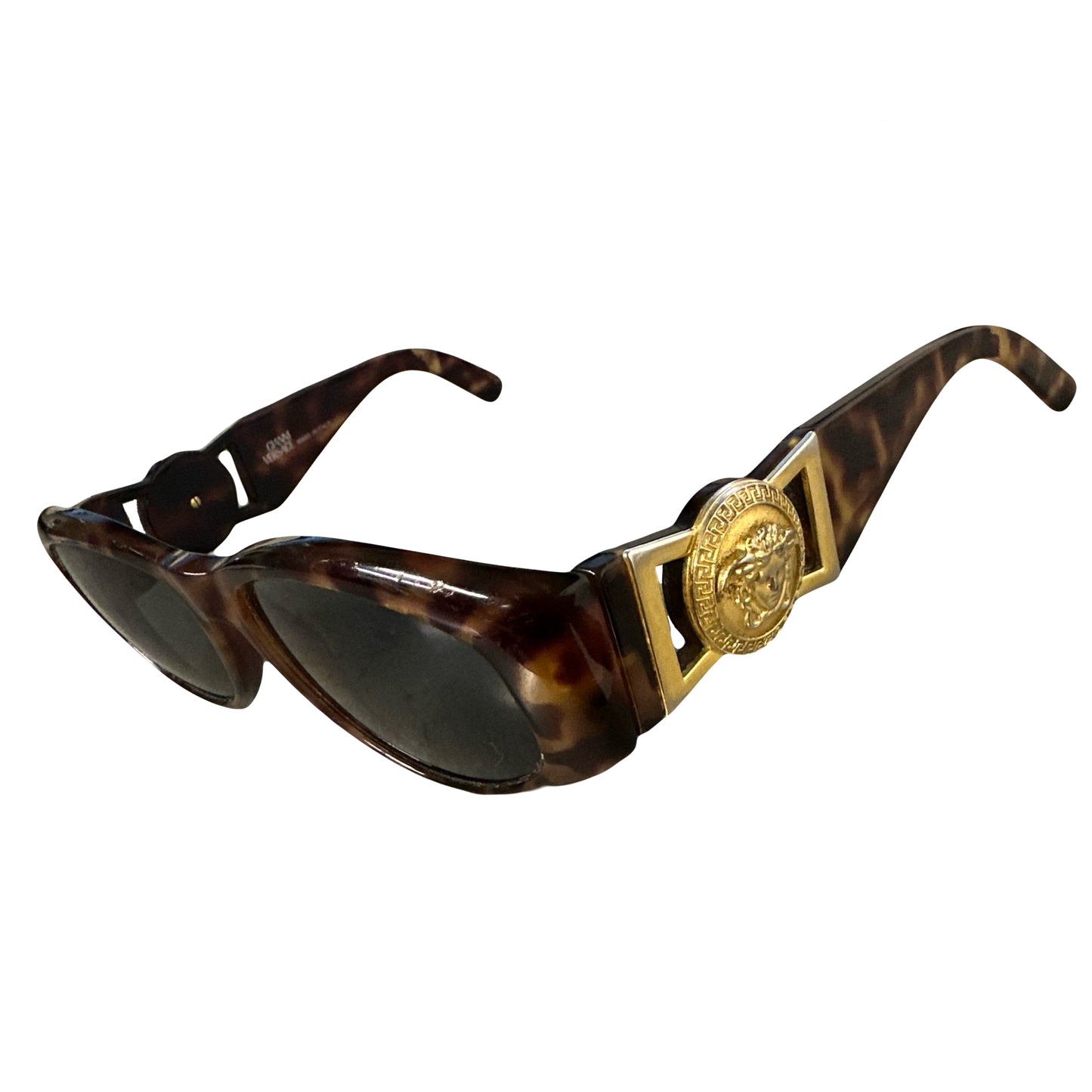Versace 90s Medusa Head Sunglasses In Tortoise - 1036 Emporium