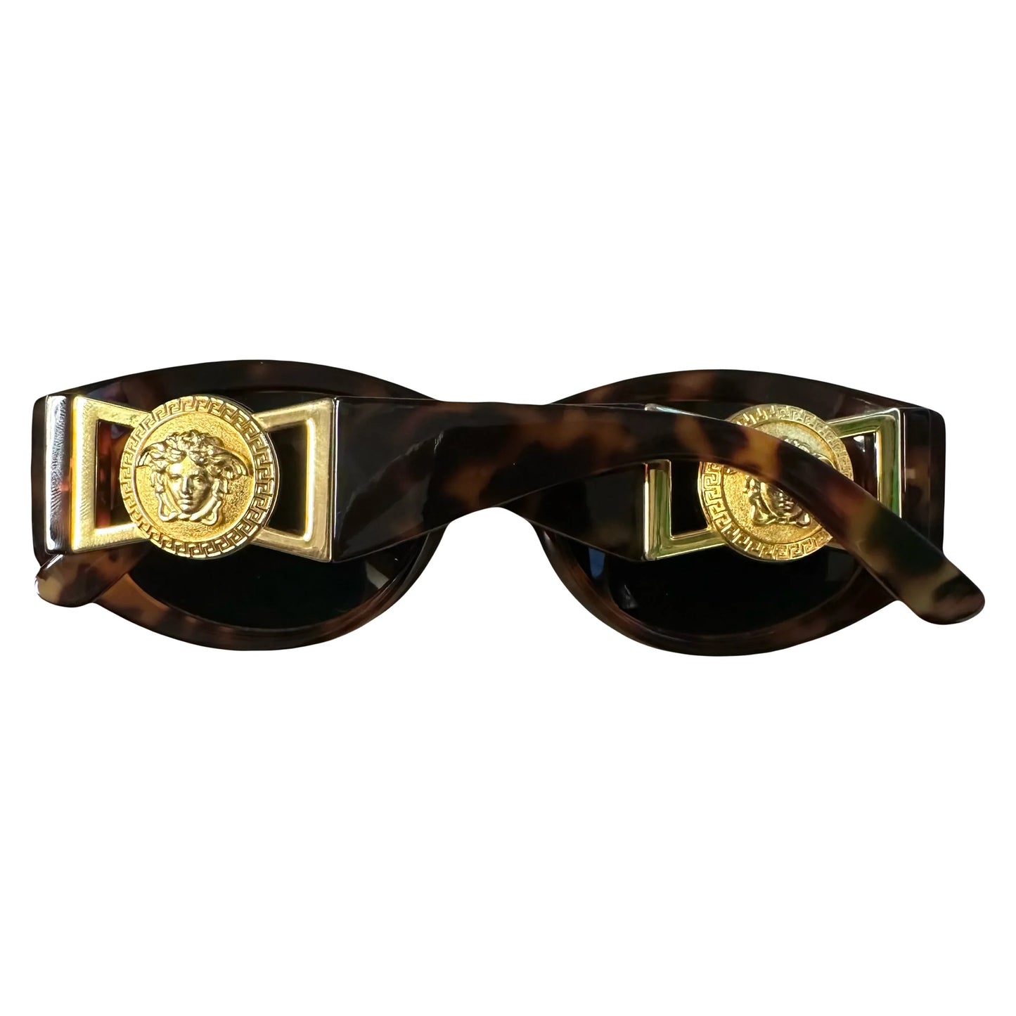 Versace 90s Medusa Head Sunglasses In Tortoise - 1036 Emporium