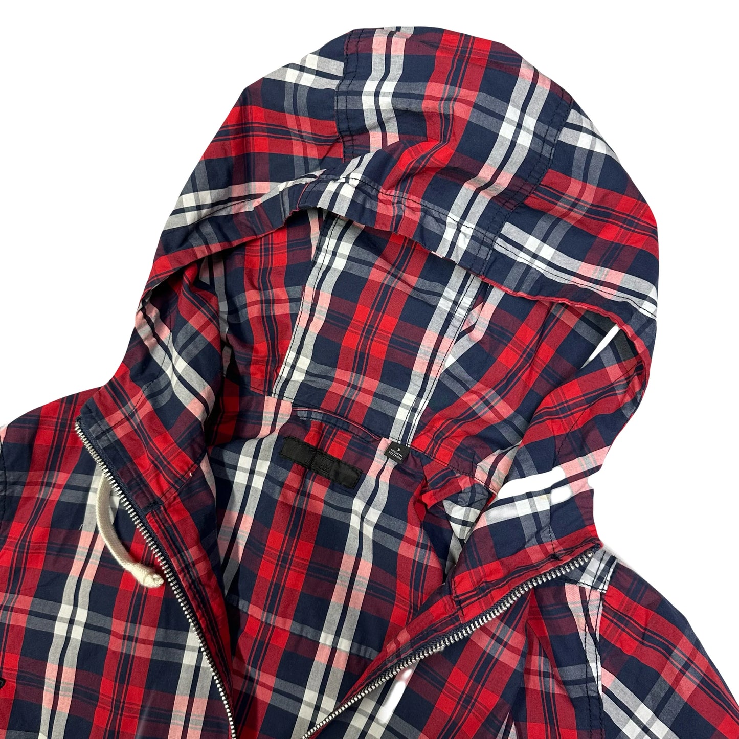 Uniqlo Japan Plaid Jacket In Red & Navy ( S ) - 1036 Emporium