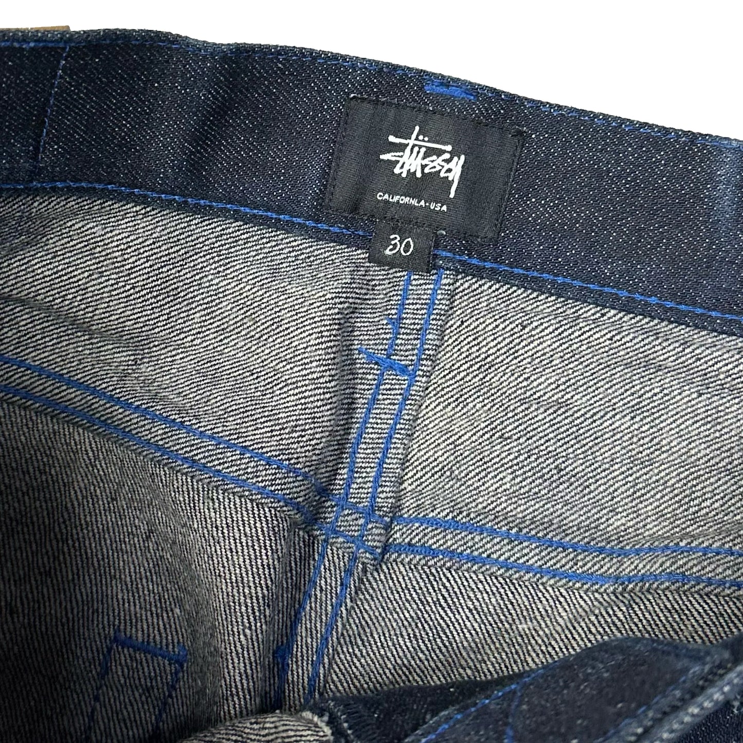 Stüssy Jorts With Blue Print ( W30 ) - 1036 Emporium