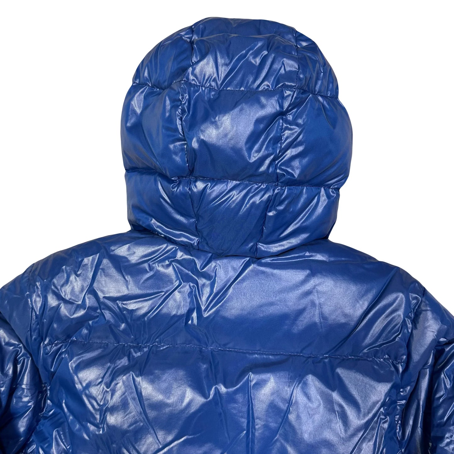 Duvetica Puffer Jacket In Blue & White ( M )