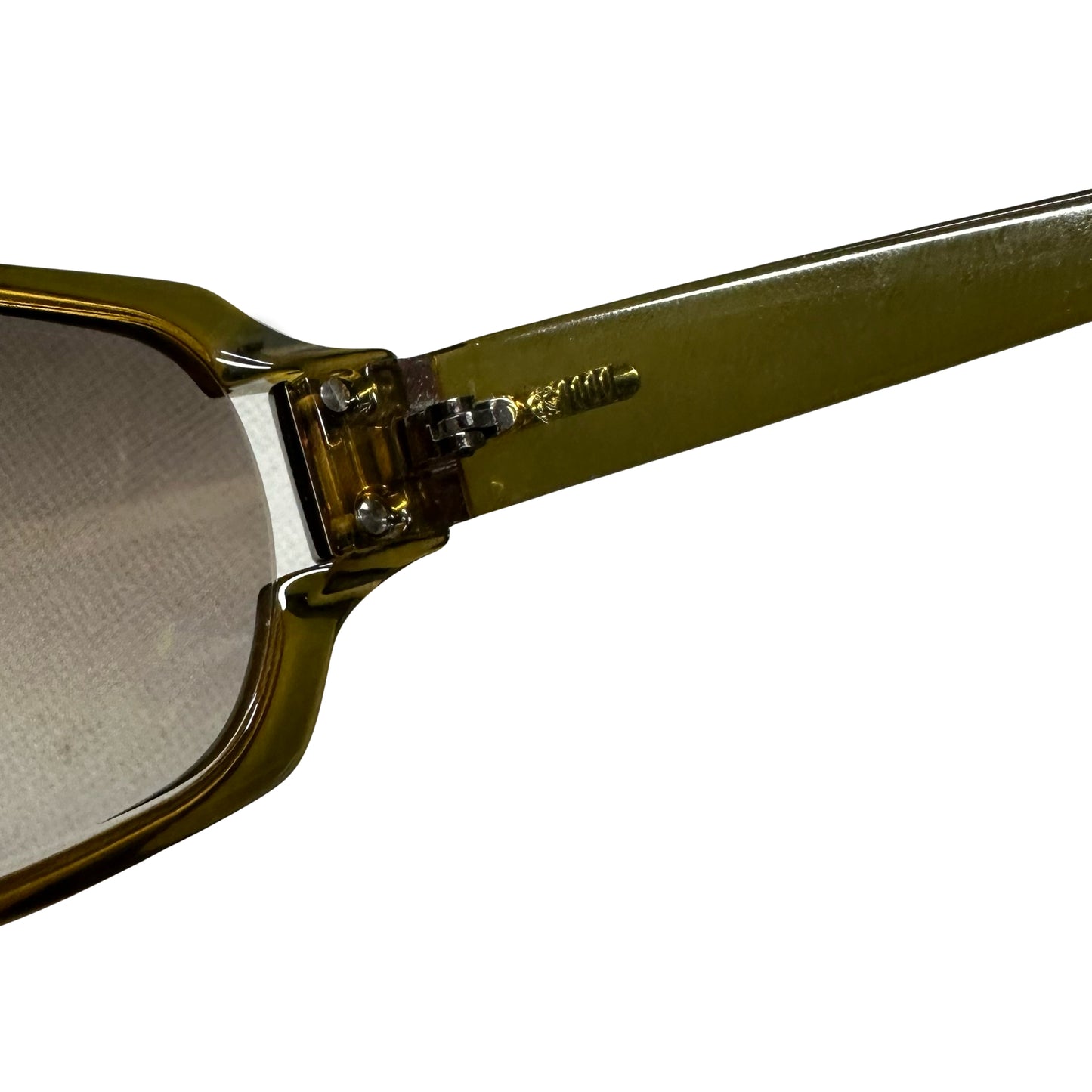 Gucci Monogram Sunglasses In Olive