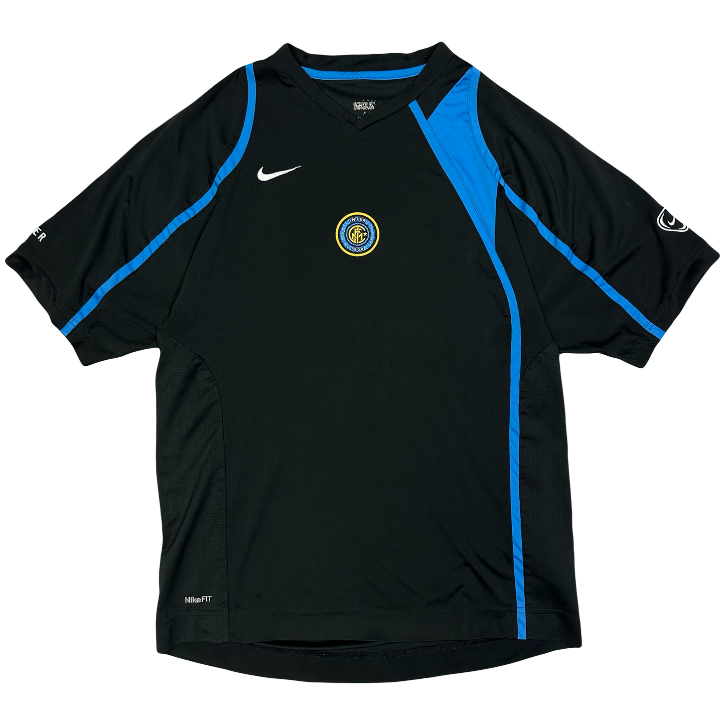 Nike 2006/07 Inter Milan Total 90 Training Shirt In Black ( M )