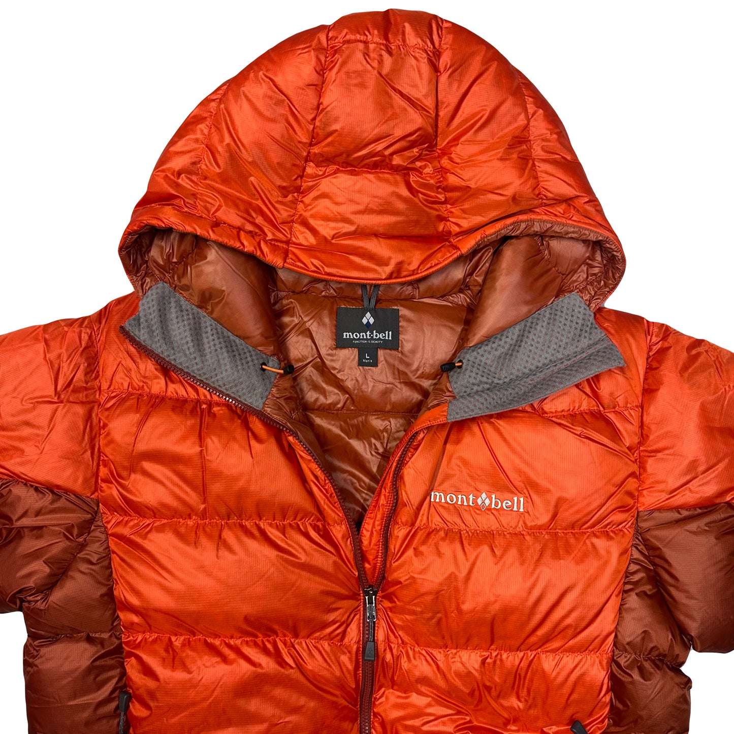 Montbell Alpine Puffer Jacket In Orange & Red ( L ) - 1036 Emporium