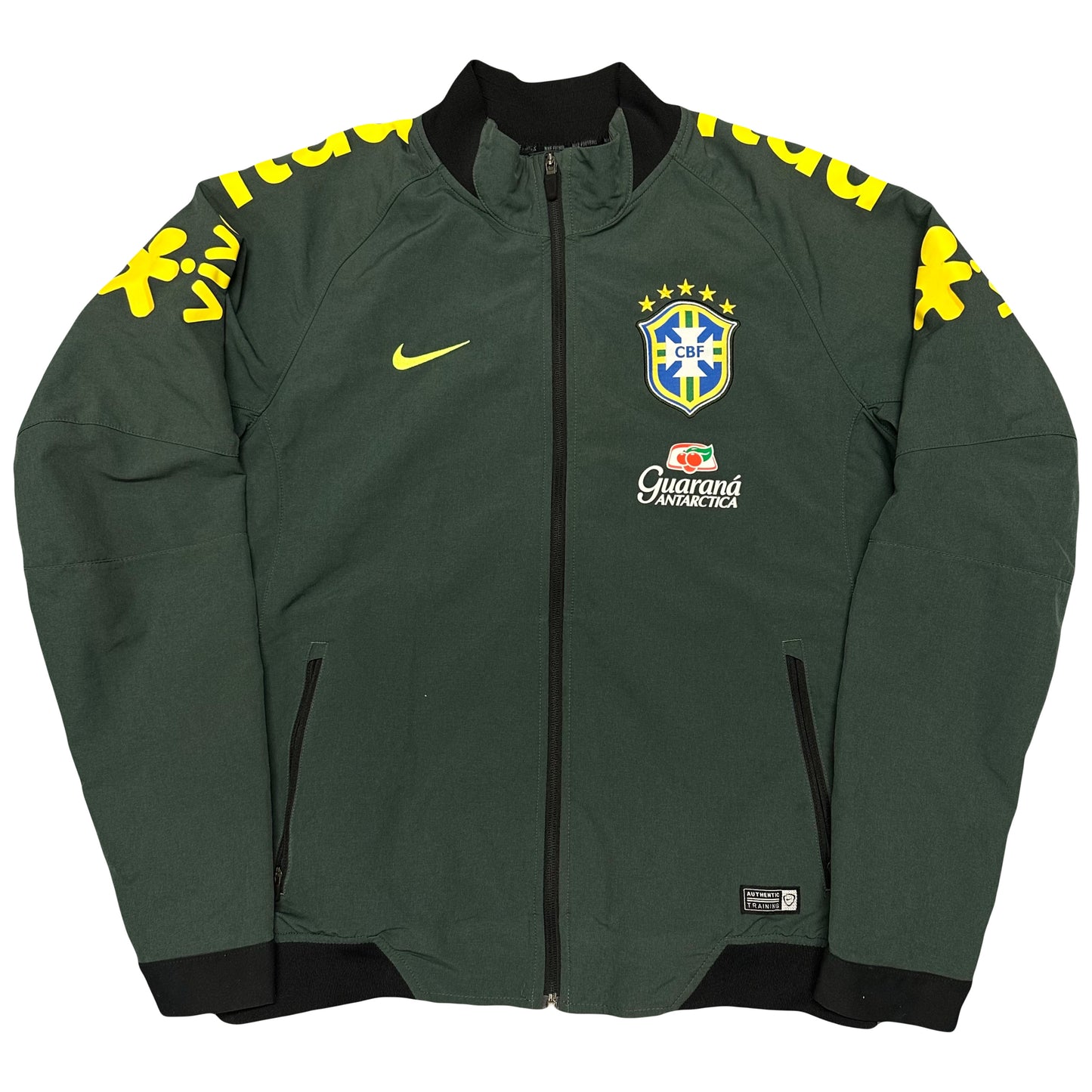 Nike Brazil 2015/16 Tracksuit In Green ( S ) - 1036 Emporium
