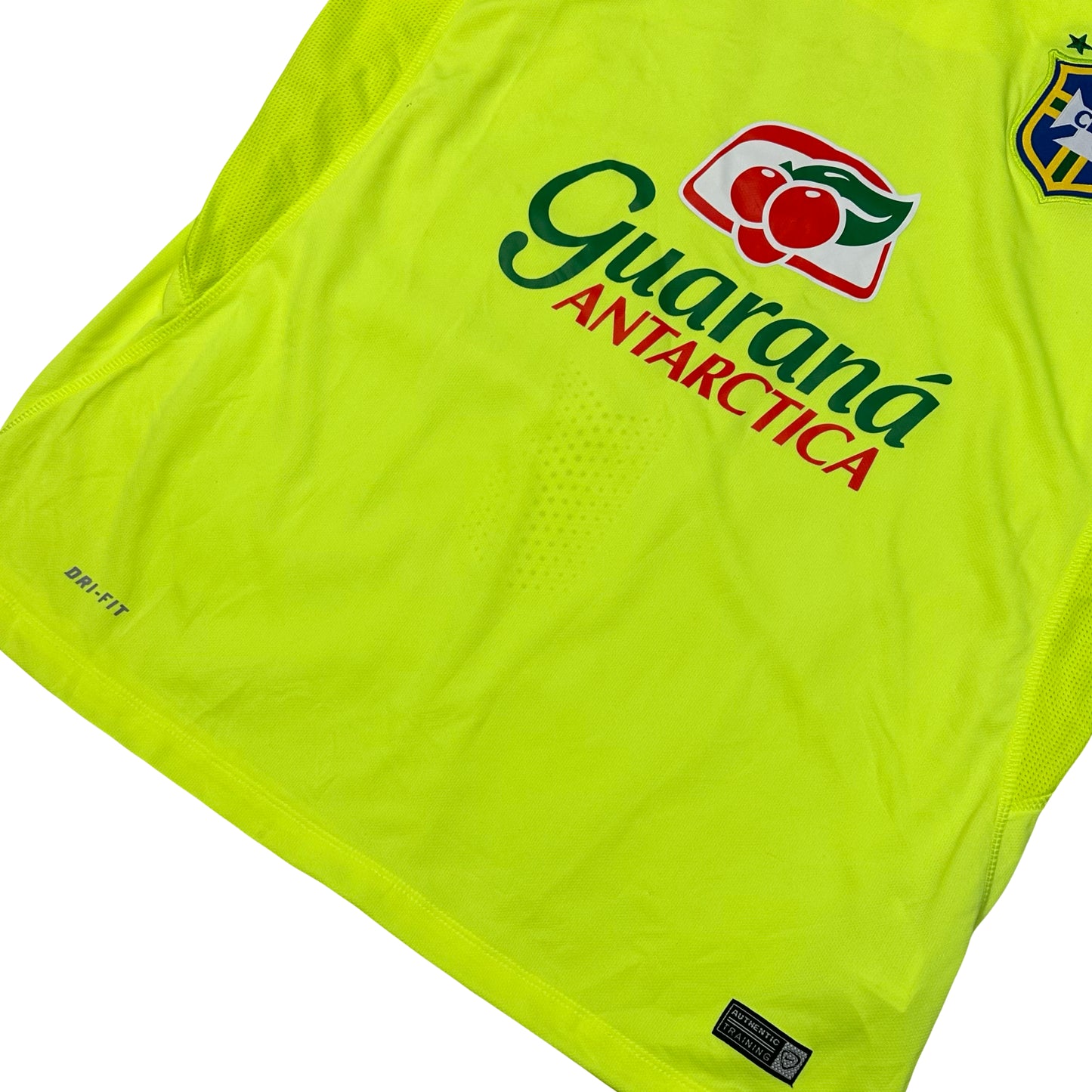 Nike Brazil 2020/21 Training Shirt In Neon Green ( XL )