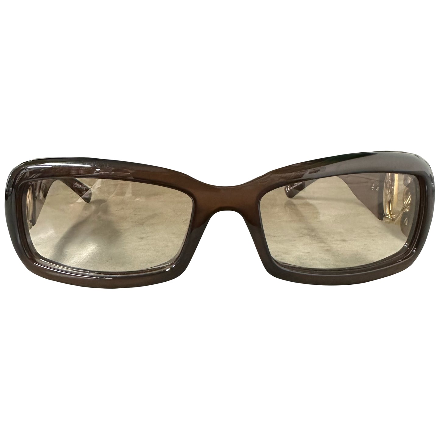 Gucci Sunglasses In Brown & Gold
