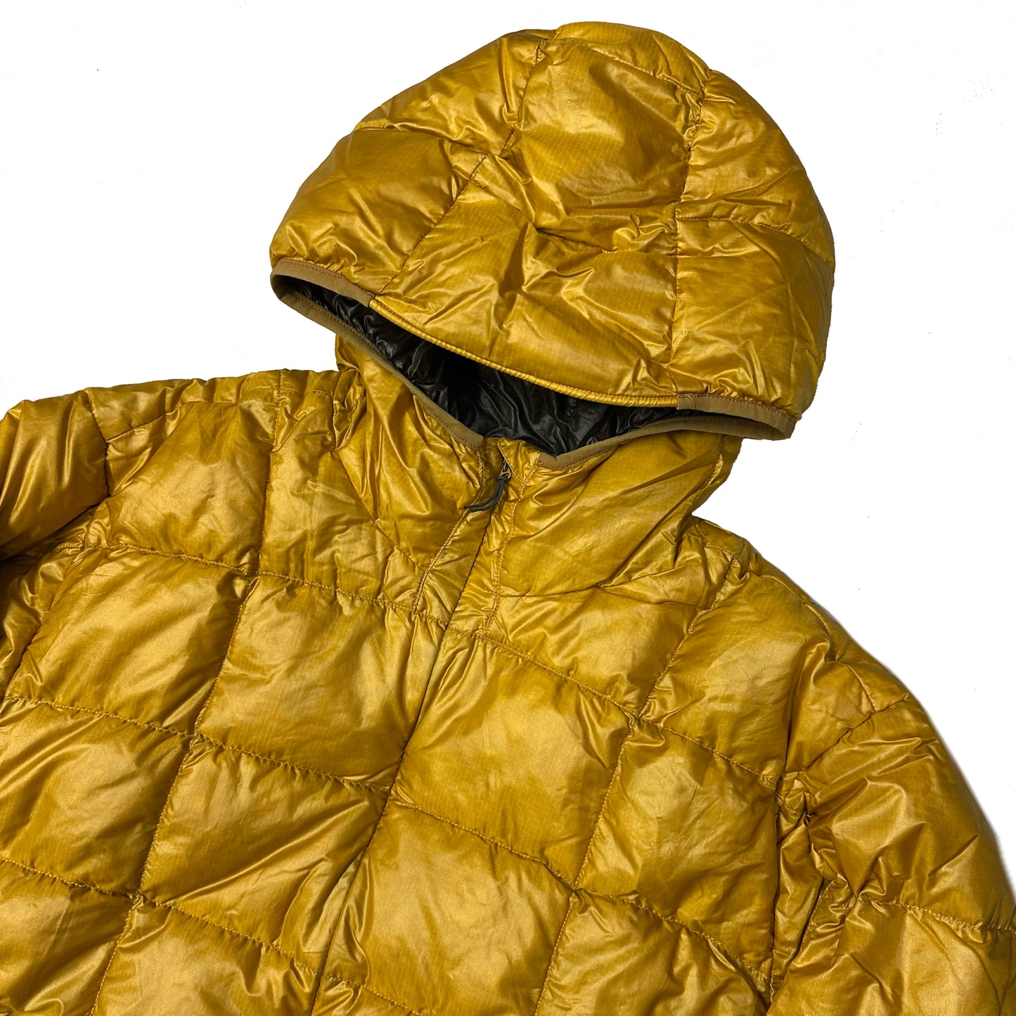 Montbell Square Stitch Puffer Jacket In Yellow ( L )
