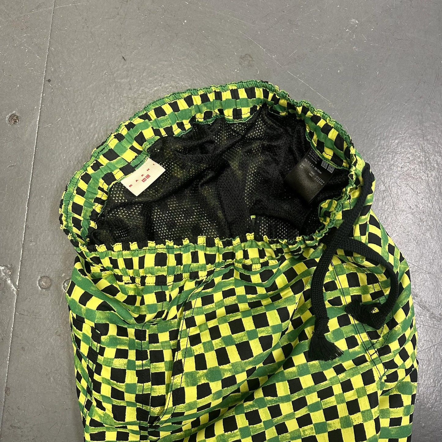 Uniqlo X Marni Check Shorts In Green ( XS ) - 1036 Emporium