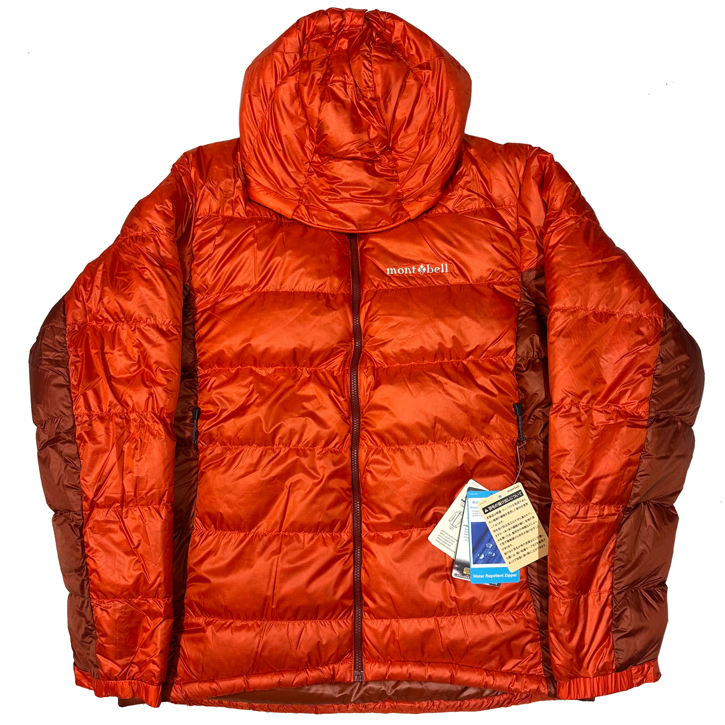 Montbell Alpine Puffer Jacket In Orange & Red ( L ) - 1036 Emporium