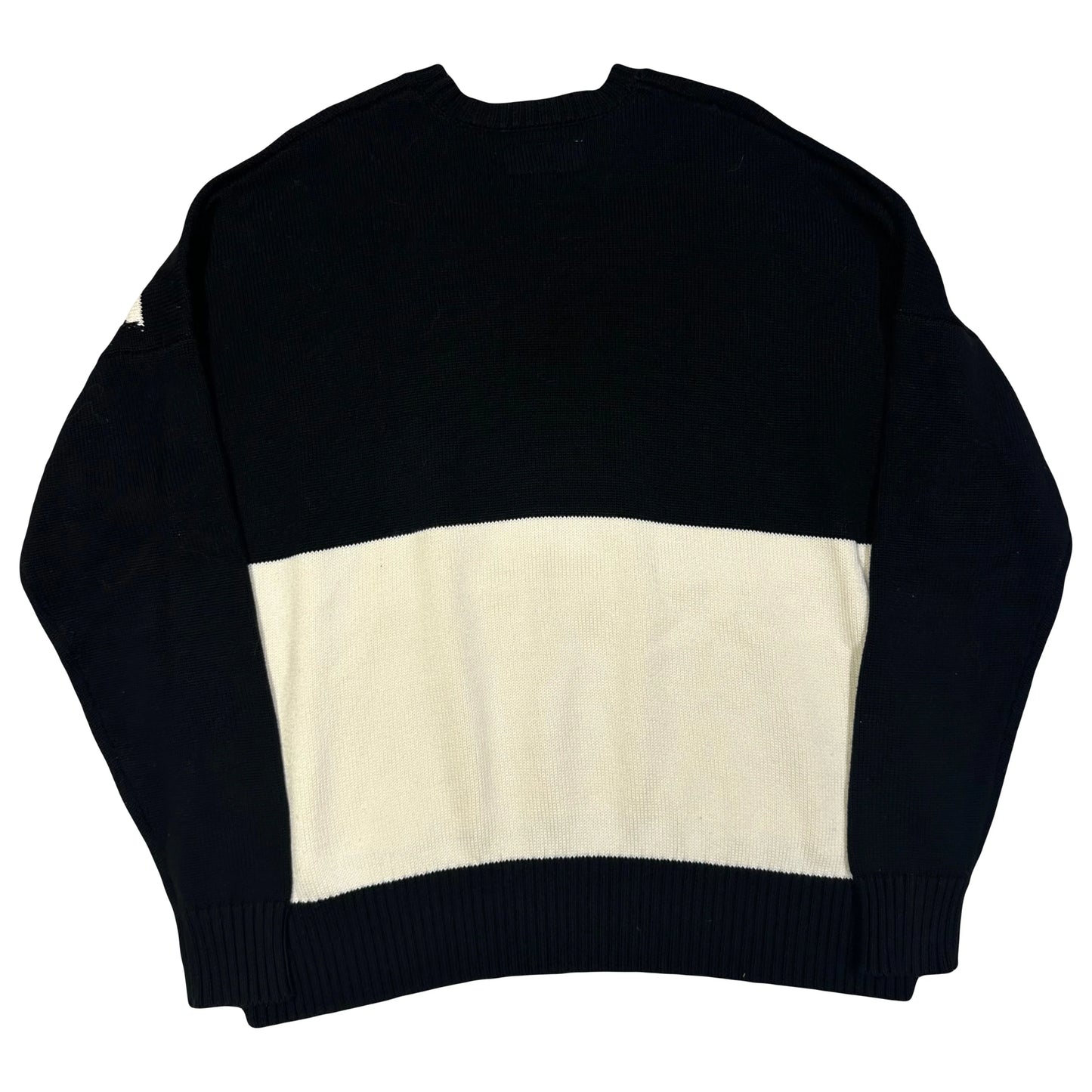 Avirex Spellout Knitted Sweatshirt In Black ( M ) - 1036 Emporium