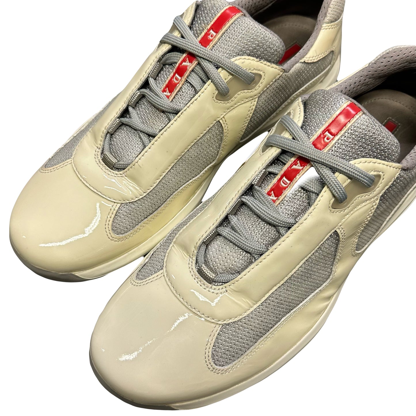 Prada America’s Cup Sneakers In Cream ( 8UK / 9US ) - 1036 Emporium