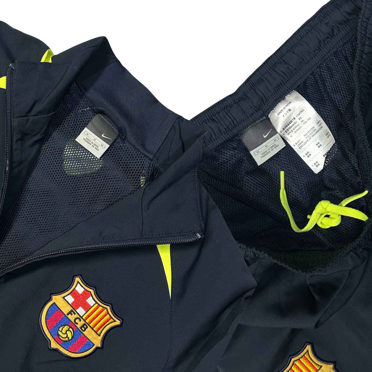 Nike T90 Barcelona 2005/06 Tracksuit In Navy ( M )