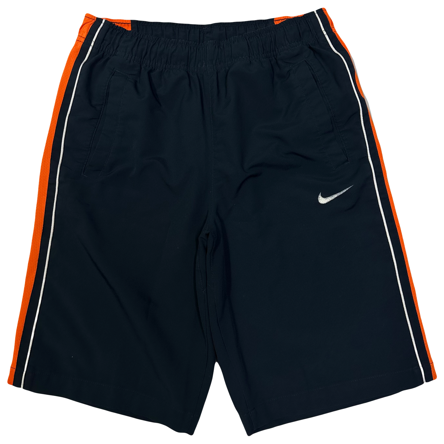 Nike 2000s Nylon Tracksuit In Navy & Orange ( S ) - 1036 Emporium