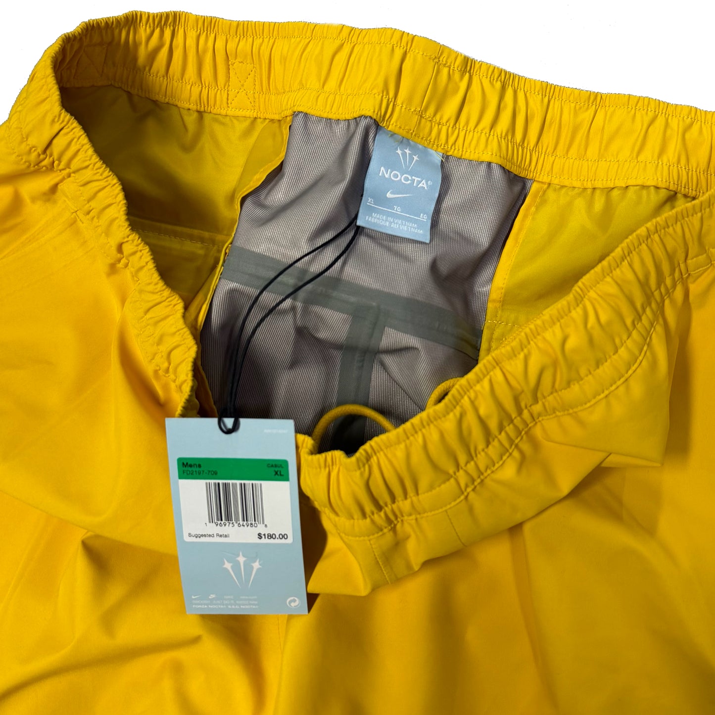 Nike Nocta L'Art Bottoms In Yellow (XL)