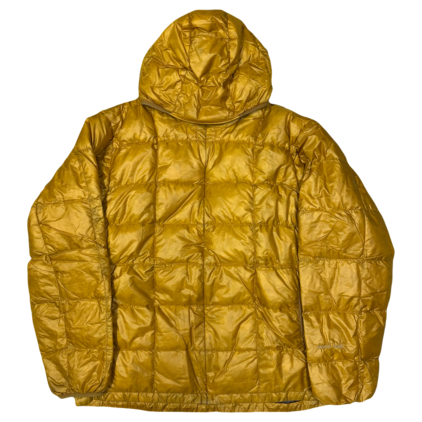 Montbell Square Stitch Puffer Jacket In Yellow ( L )