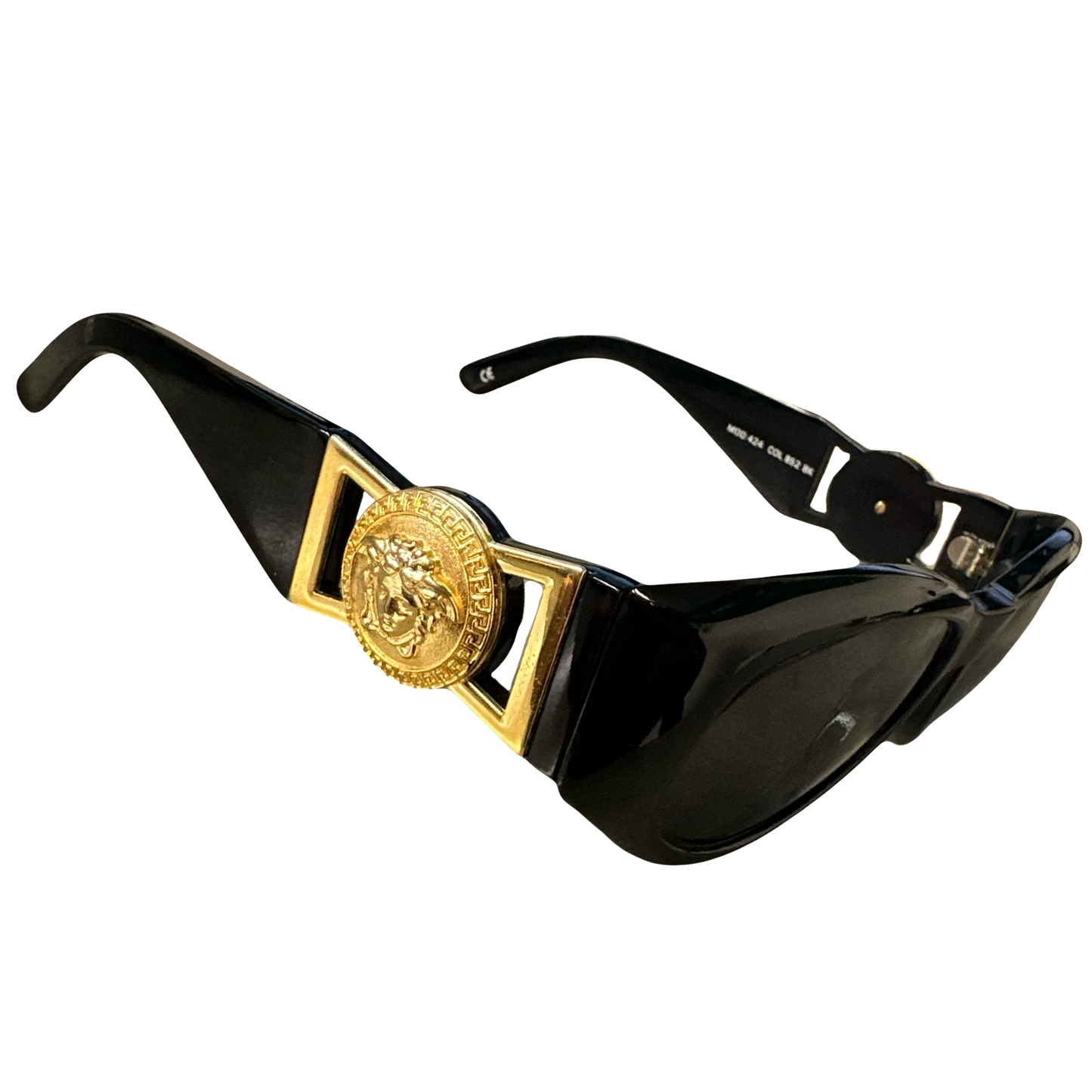 Versace 90s Medusa Head Sunglasses In Black - 1036 Emporium