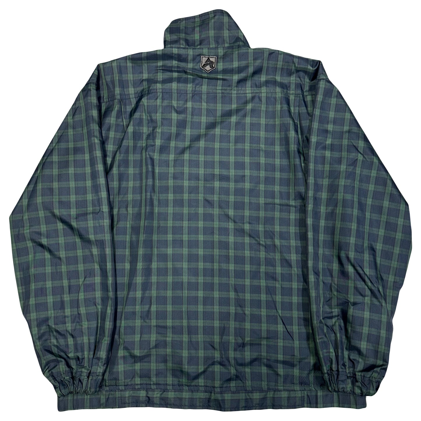 Avirex Plaid Nylon Jacket In Green ( L ) - 1036 Emporium